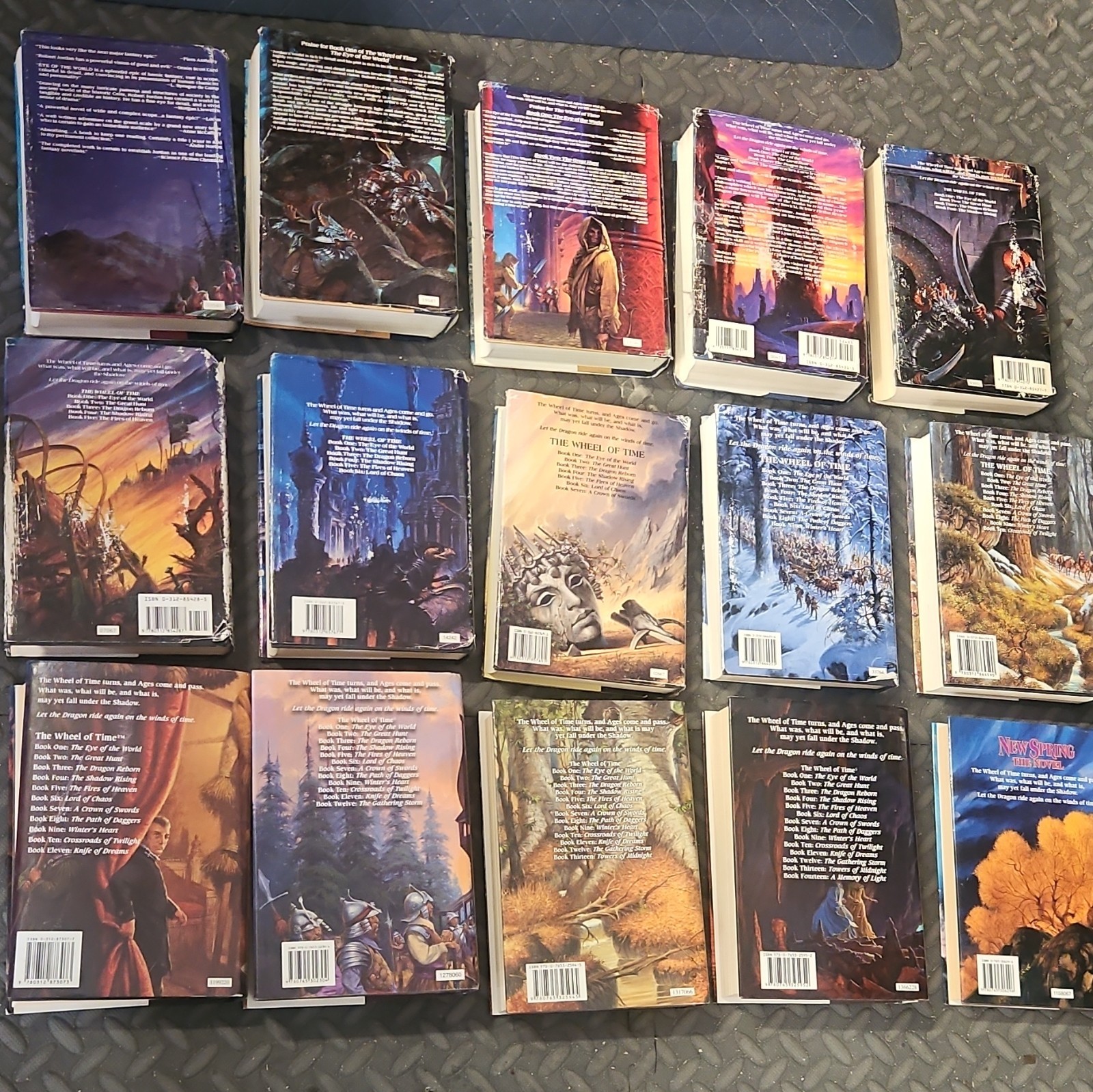 Robert Jordan/Brandon Sanderson Wheel of Time Hardcover Lot Tor DJ