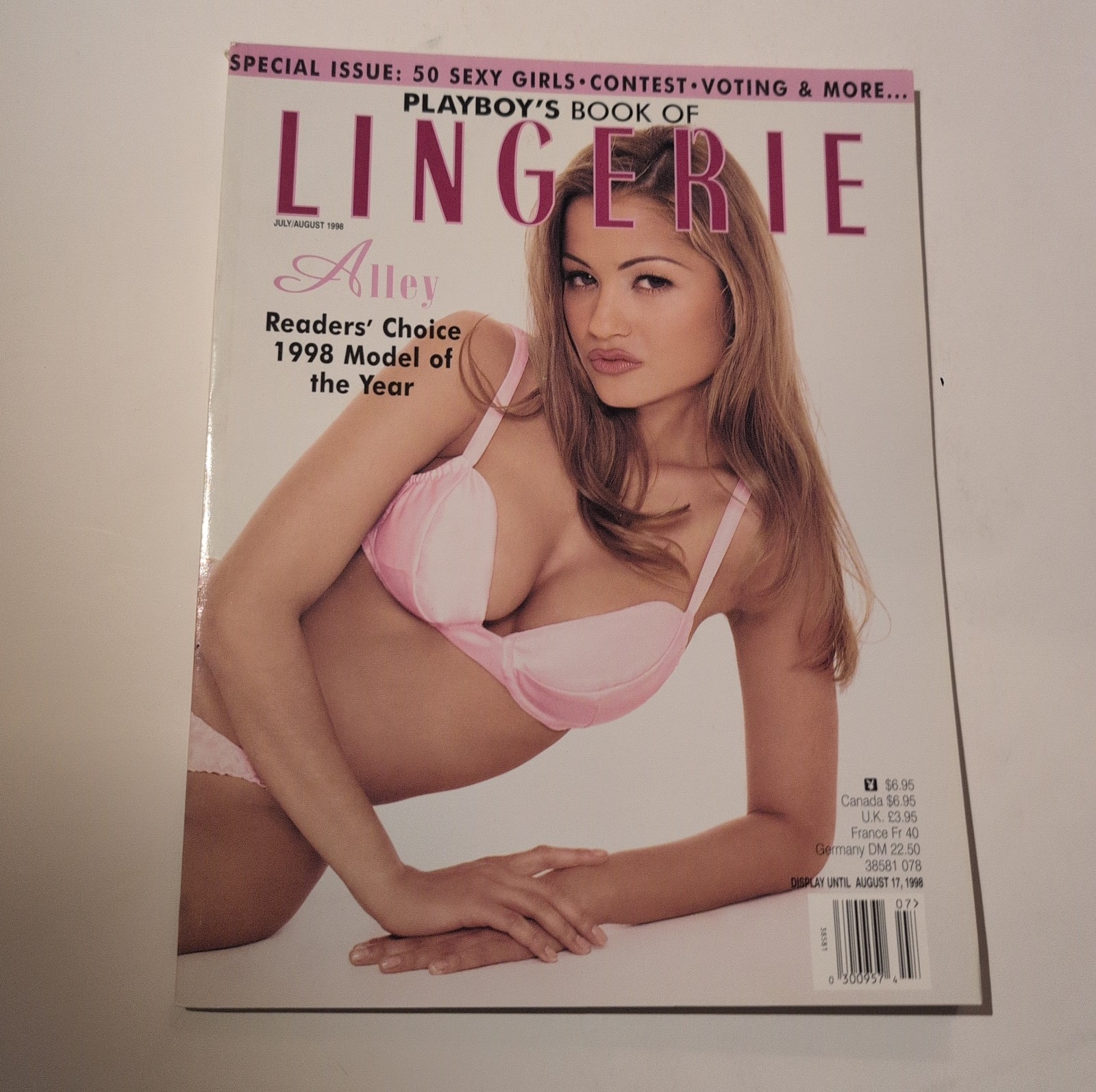 Playboy Special Edition Magazine Playboy Book Of Lingerie July August 1998