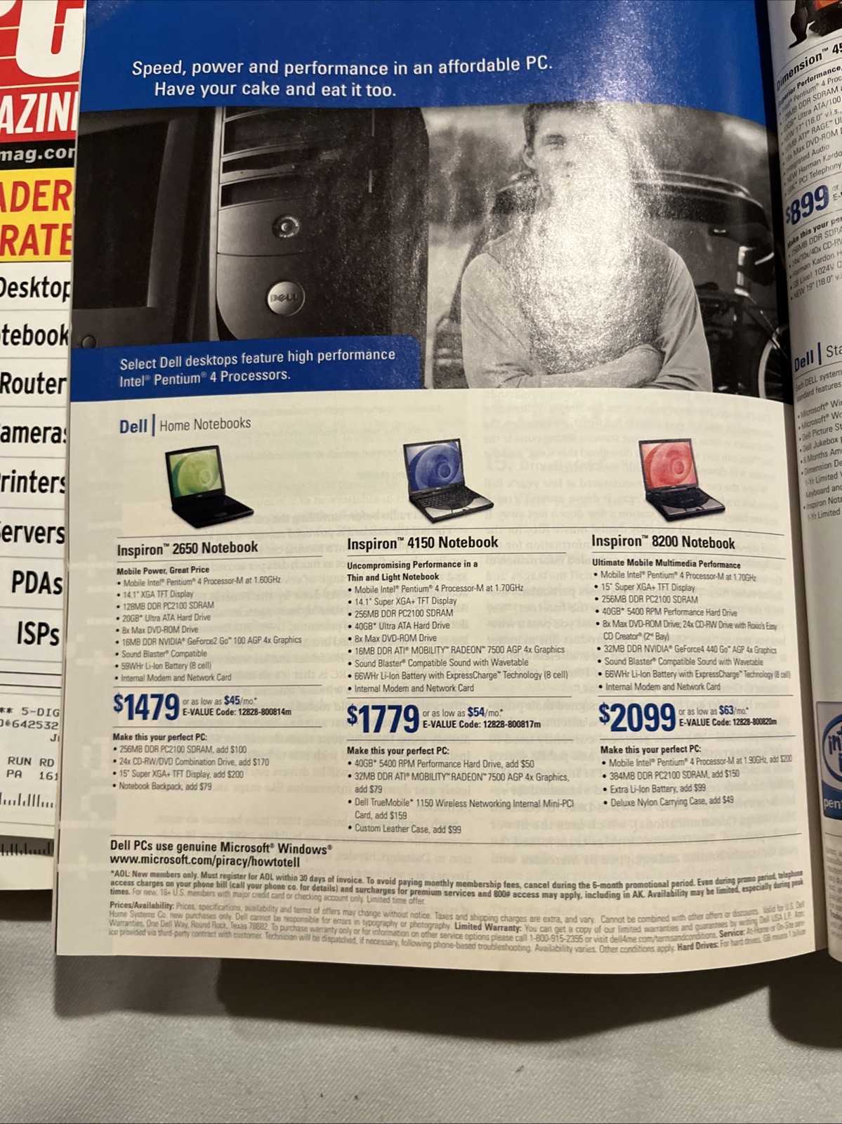 PC Magazine Lot of 48 Computer Magazine Multi Years 1999-2001