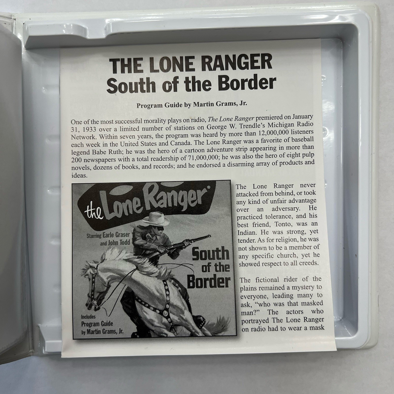 The Lone Ranger South of the Border 10 CD Box Set 2011 Classic Radio Western