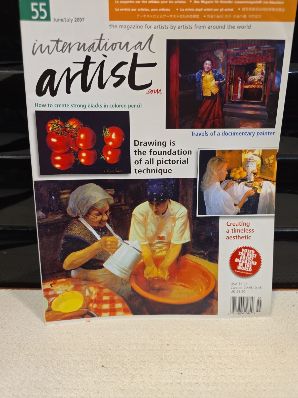 International Artist Magazine Lot of 12 Issues 2003-2009 Multi Media Tips EUC