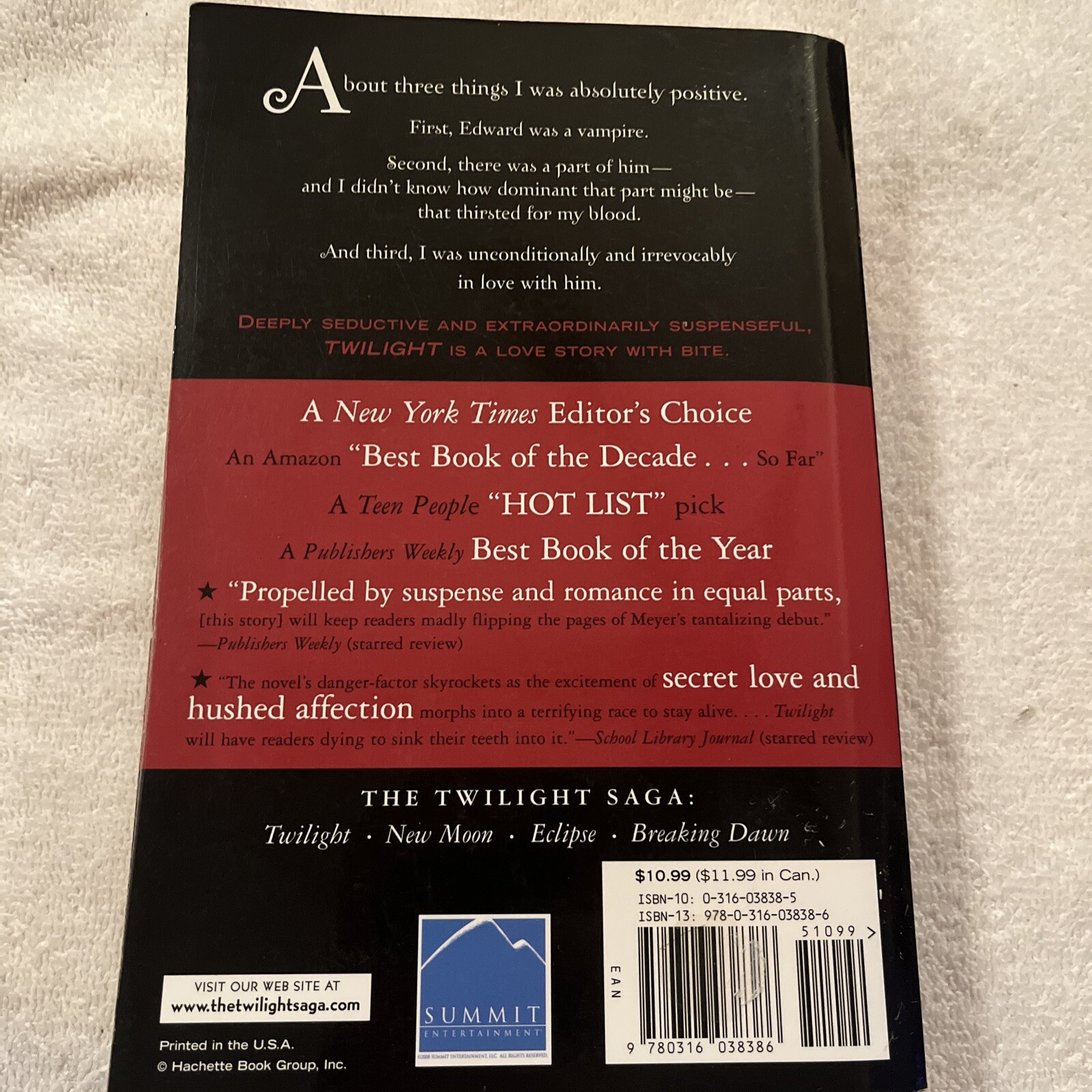 The Twilight Saga Ser.: Twilight by Stephenie Meyer (2008, Trade Paperback,…