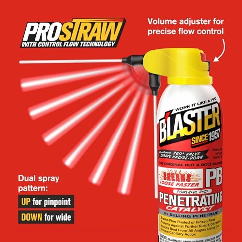 PB Blaster Penetrating Oil Spray 11 oz Aerosol 6-Pack Rust Remover Bolt Loosener
