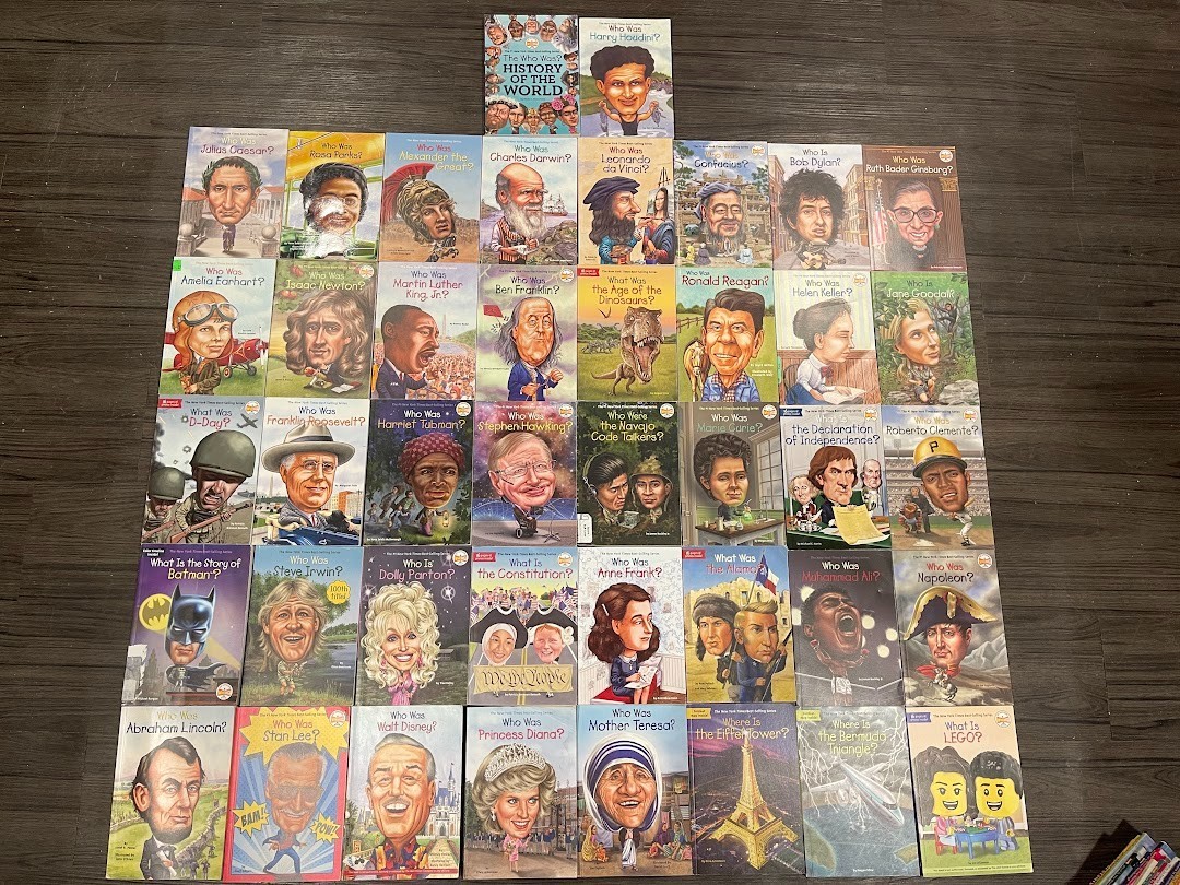 HUGE LOT of 70 Who Was? What Was? Where Is? Nonfiction Books! Children’s Readers