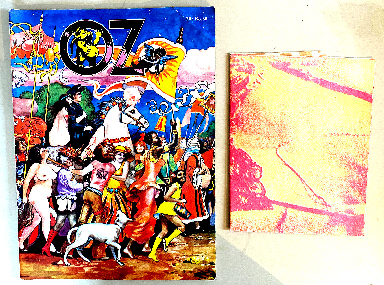 OZ #36 magazine UK (July 1971) with Janis Joplin poster Issue