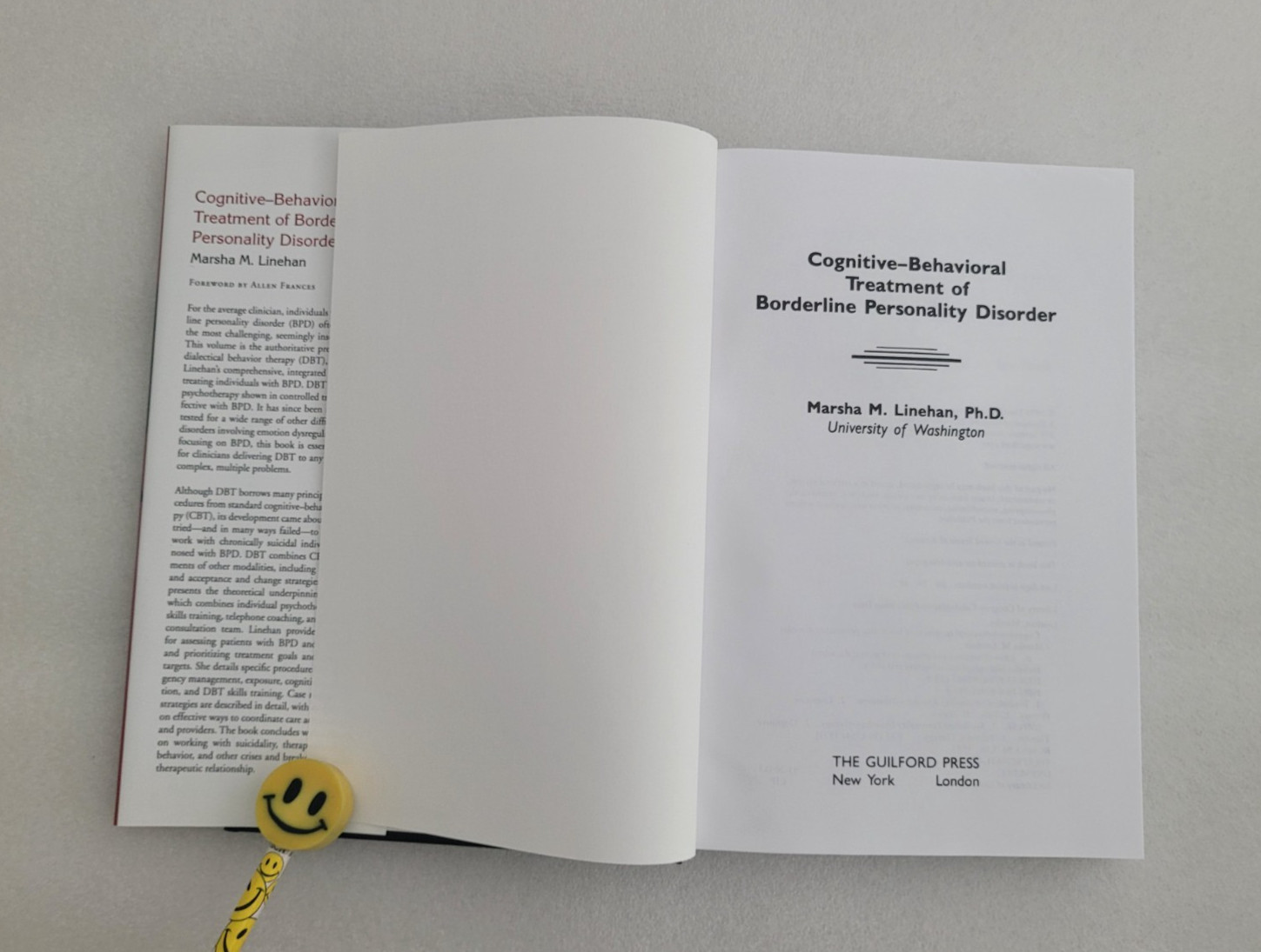 Cognitive-Behavioral Treatment of Borderline Personality D by Marsha M. Linehan