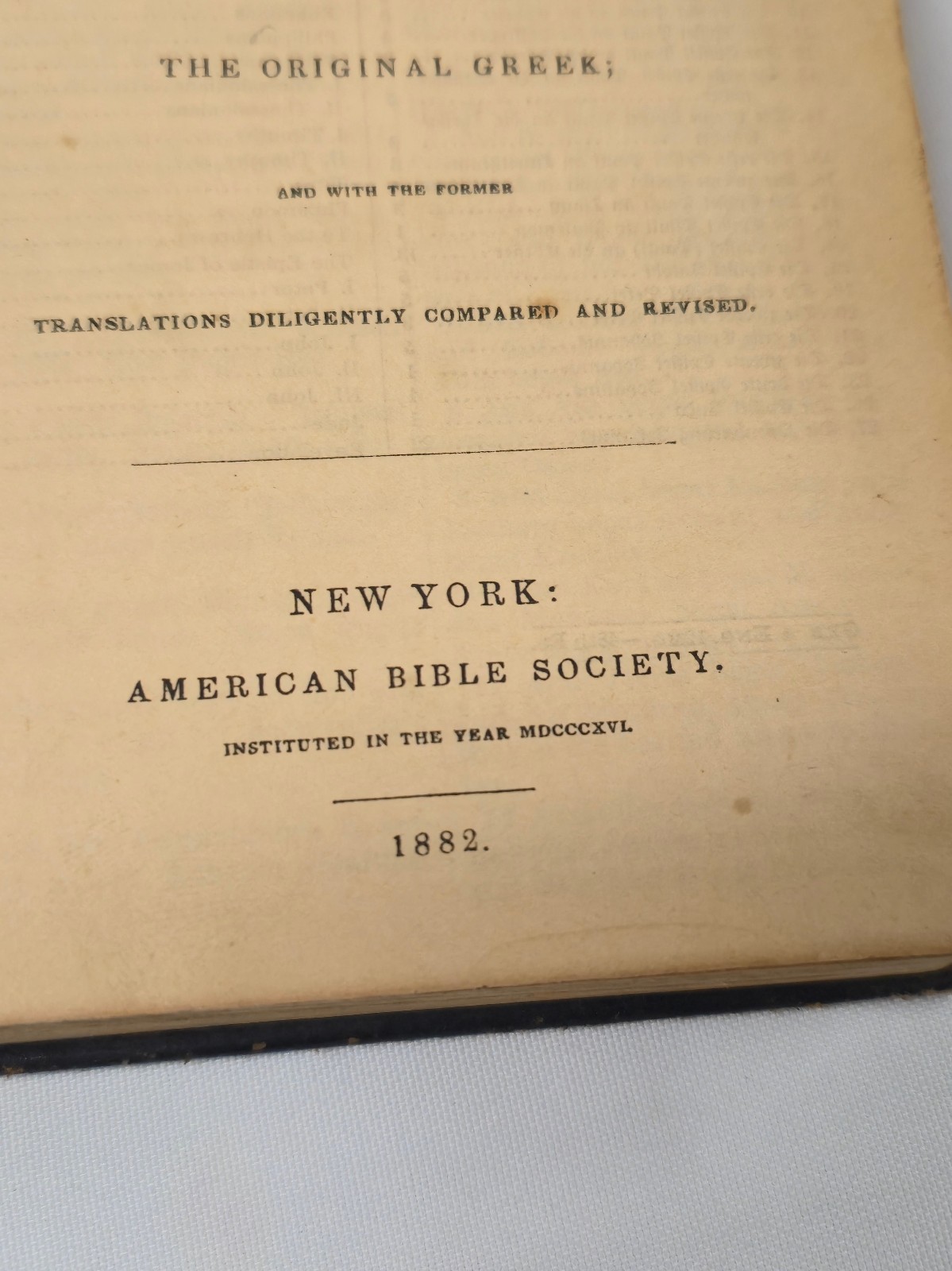 Antique 1882 German & English New Testament of the BIBLE American Bible Society