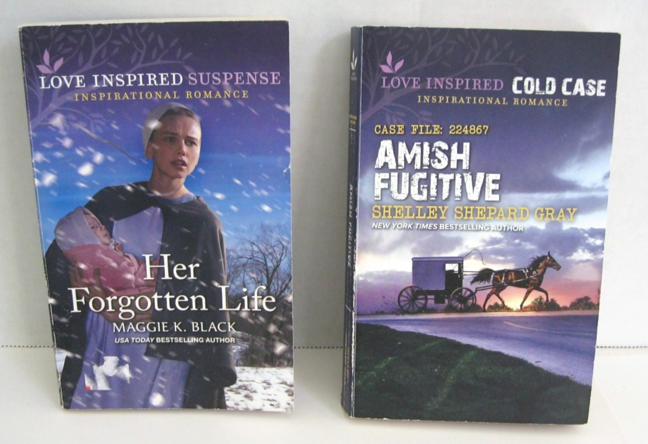 8 Love Inspired Suspense & Love Inspired Cold Case Book Lot – Free Ship