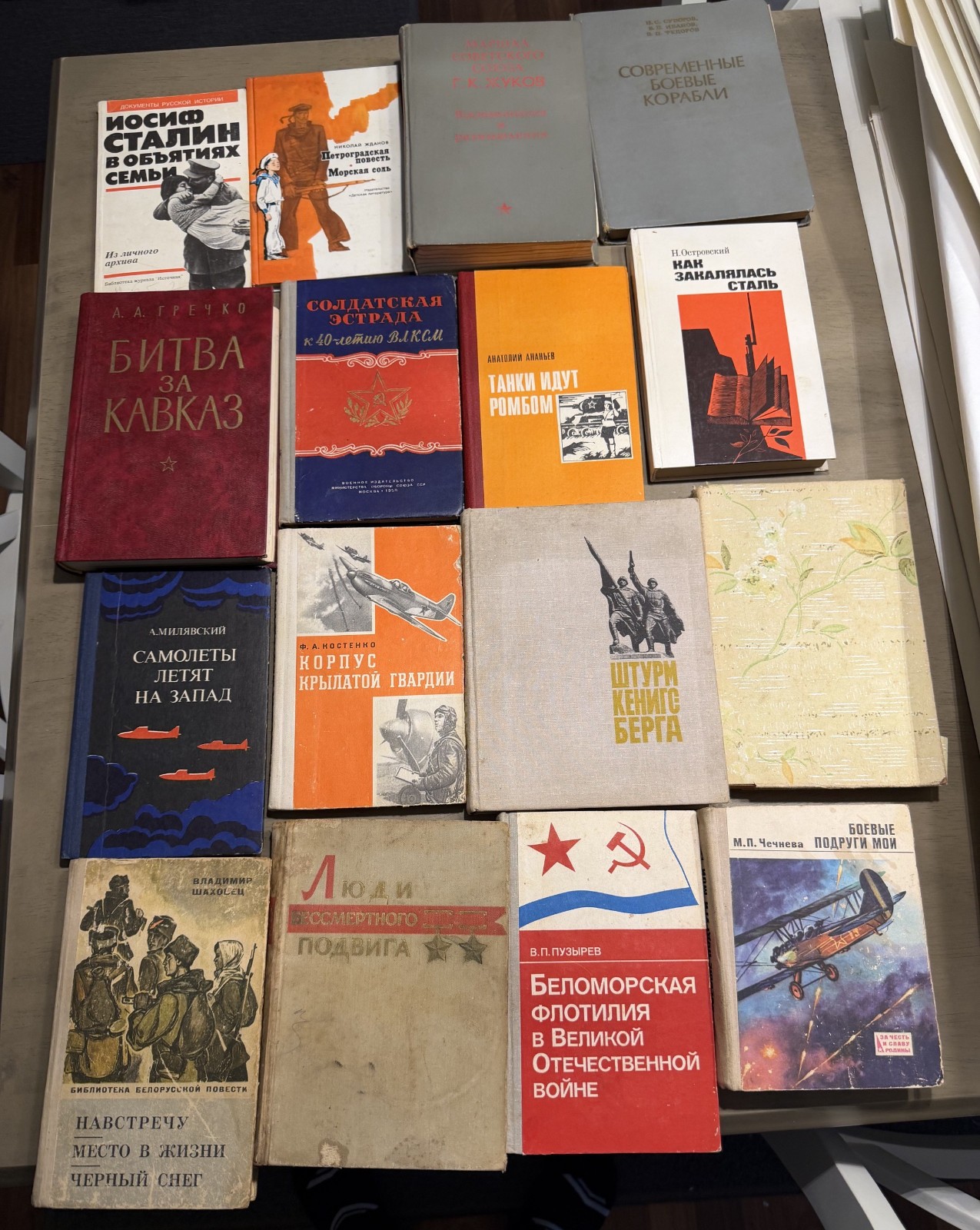 (16) Vintage Soviet USSR Lithuania Propaganda / Military / Educational Books