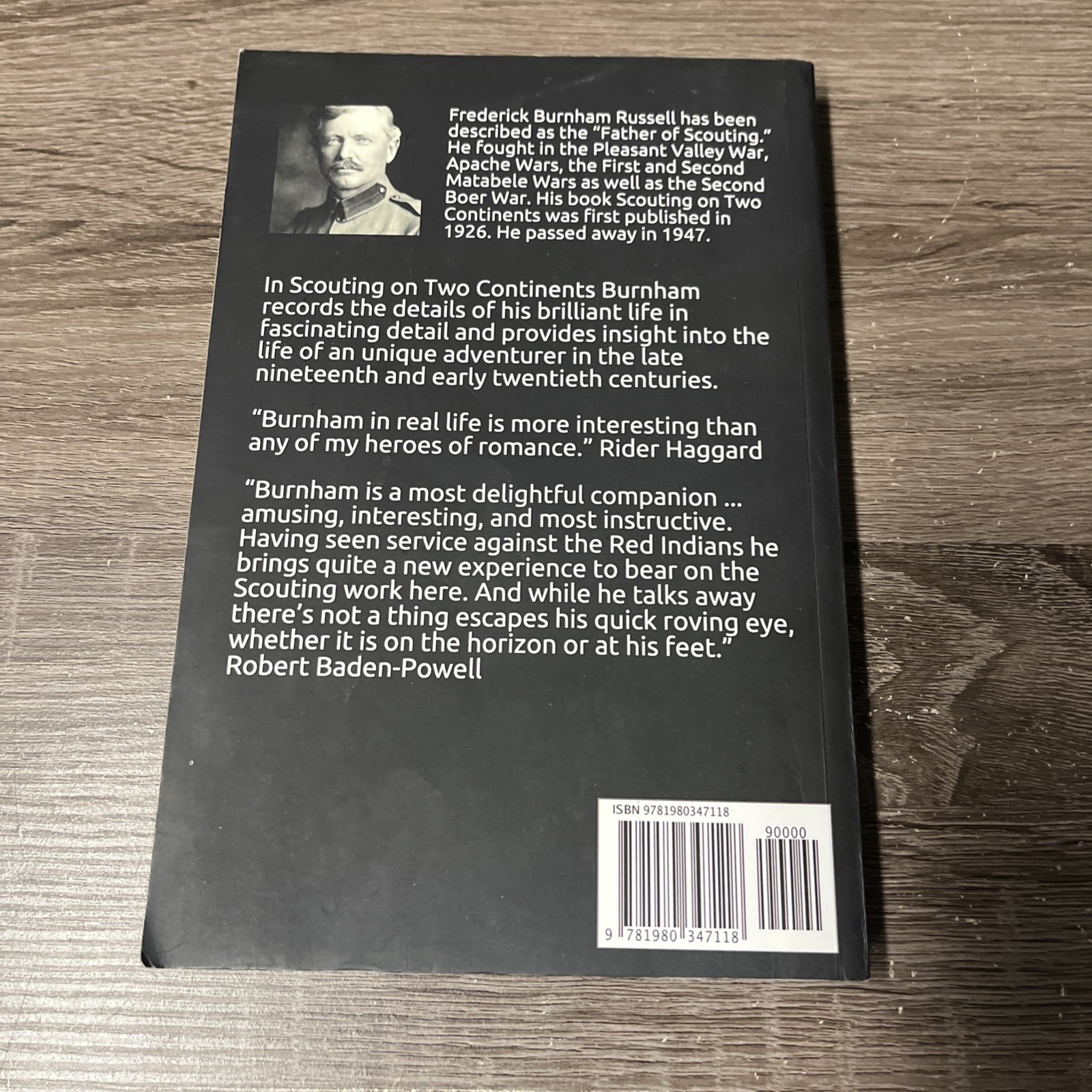 Scouting on Two Continents (Illustrated) by Frederick Russell Burnham 2018 PB