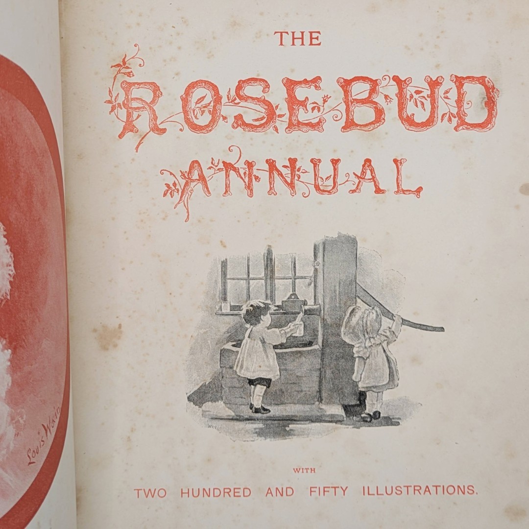 The Rosebud Annual, Vintage Book, Illustrated, 1894