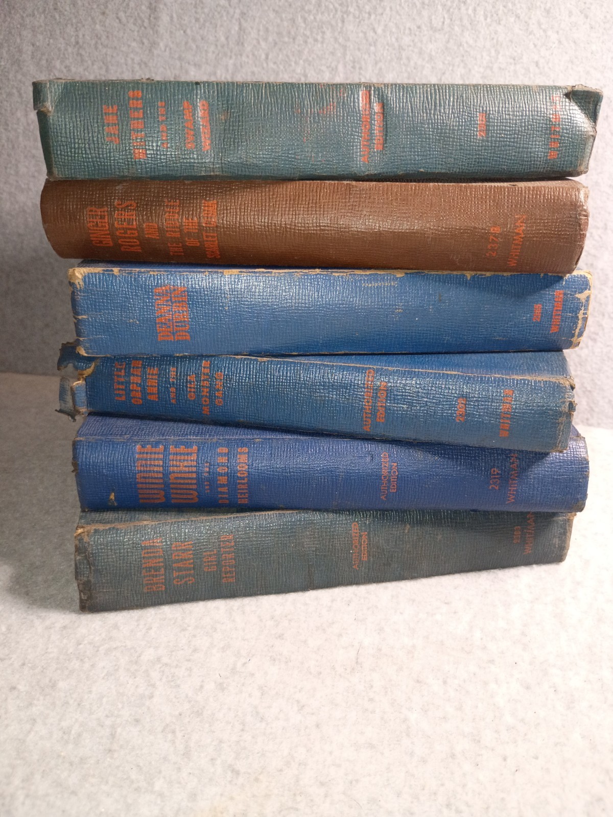 The Whitman Publishing Co. Books Set of 6, 1940s