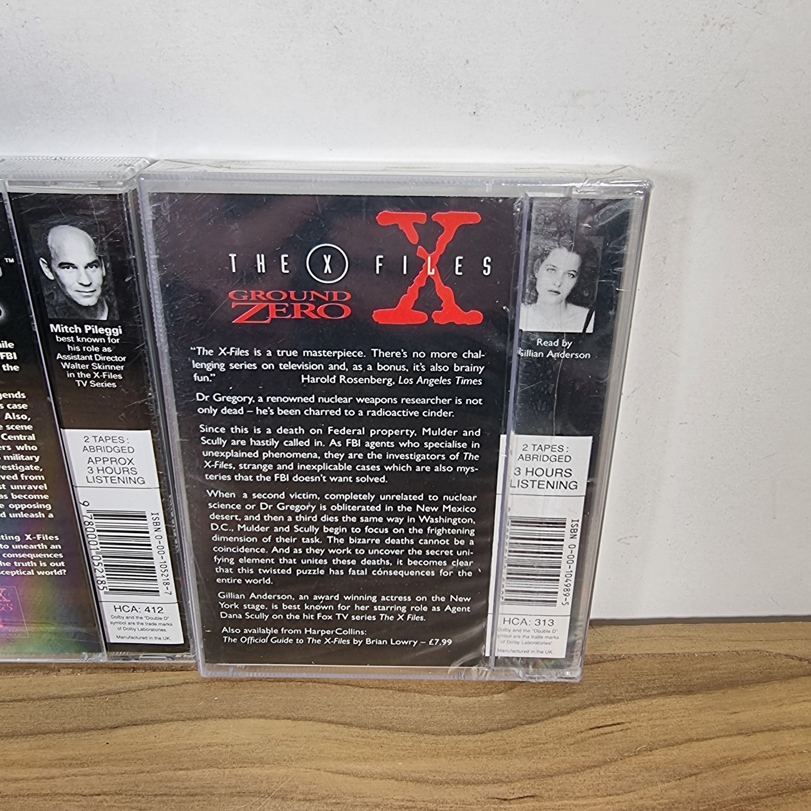 X-Files Audio Book Cassette Tape Bundle Harper Collins