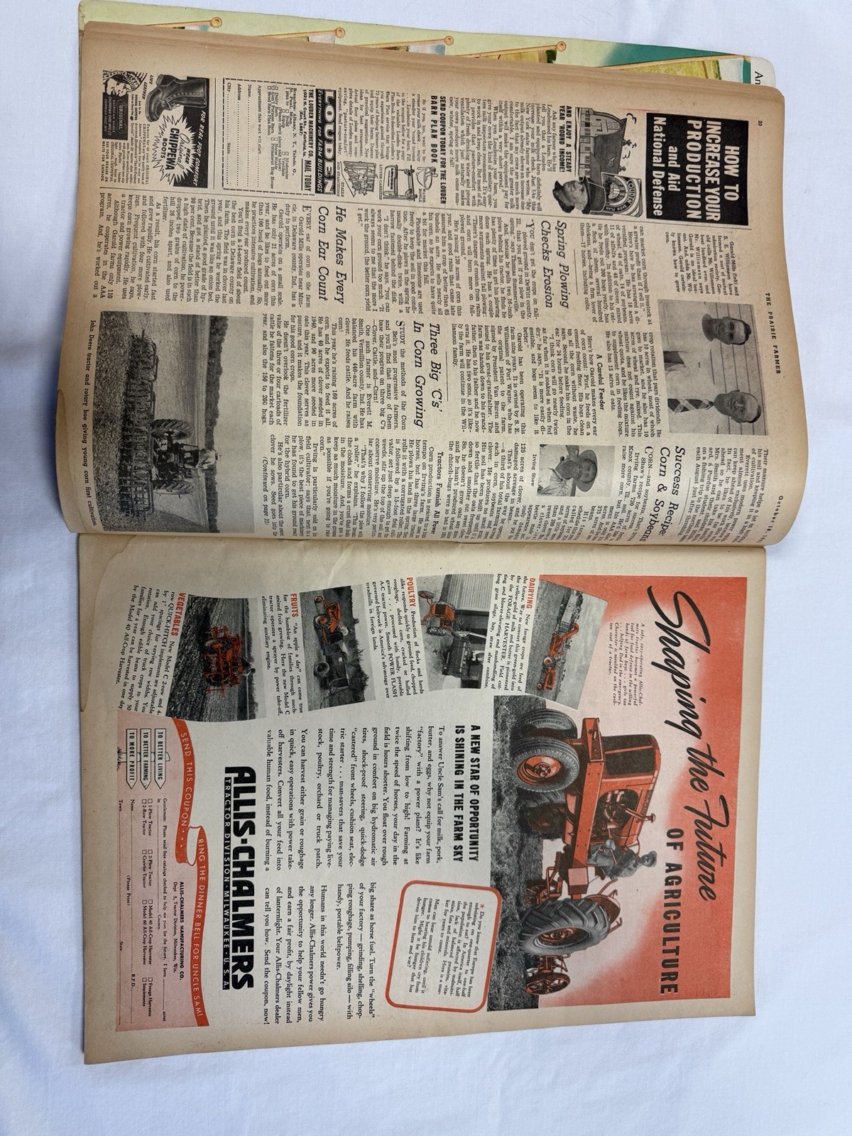 The Prairie Farmer October 18th 1941 Centennial Corn Number