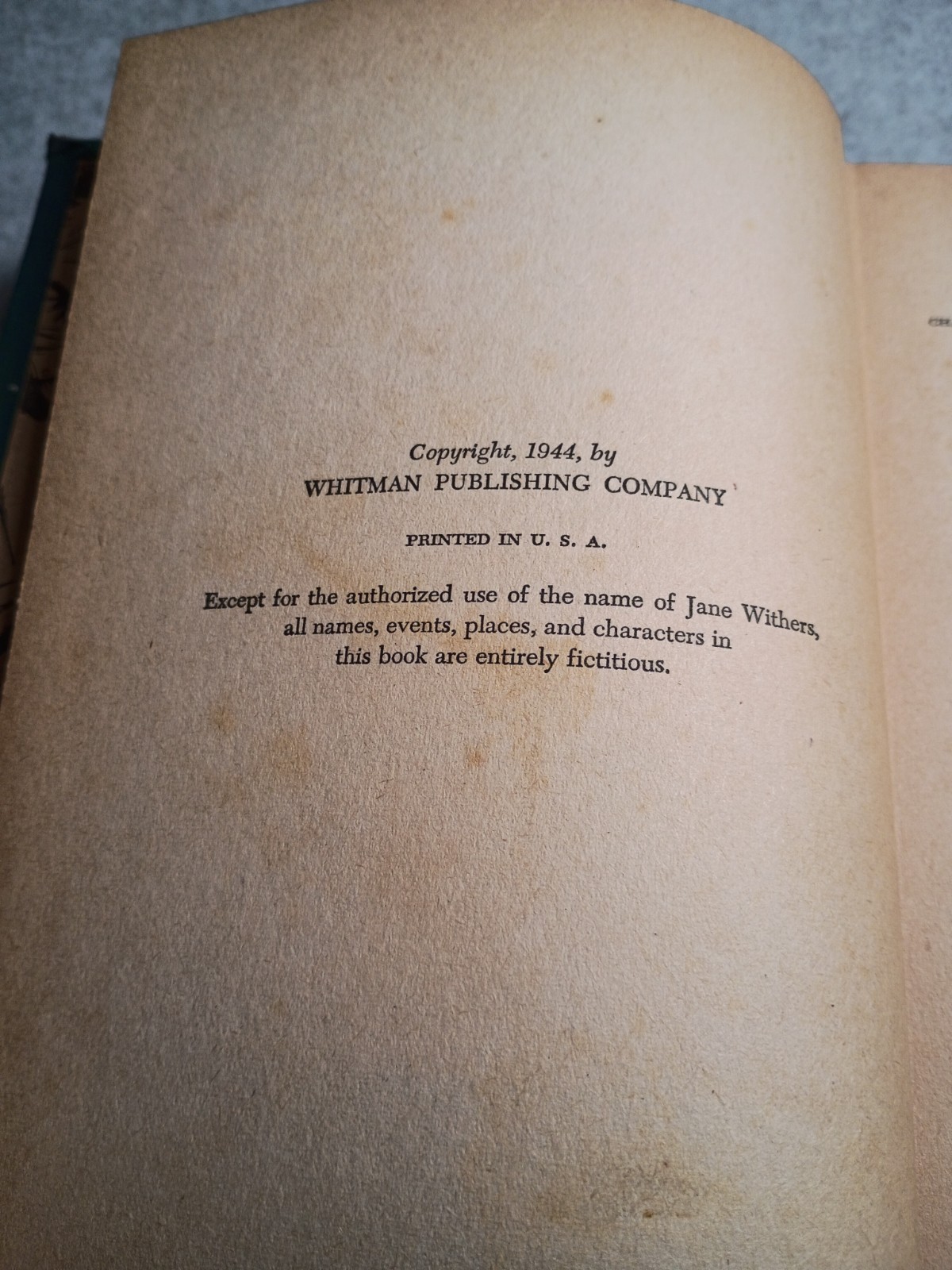The Whitman Publishing Co. Books Set of 6, 1940s