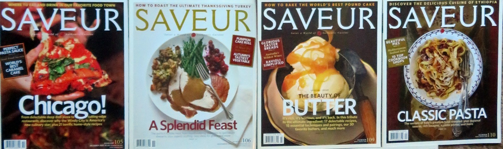 SAVEUR Magazine – #95/116, Fifteen (15) Issues from 2006-2008