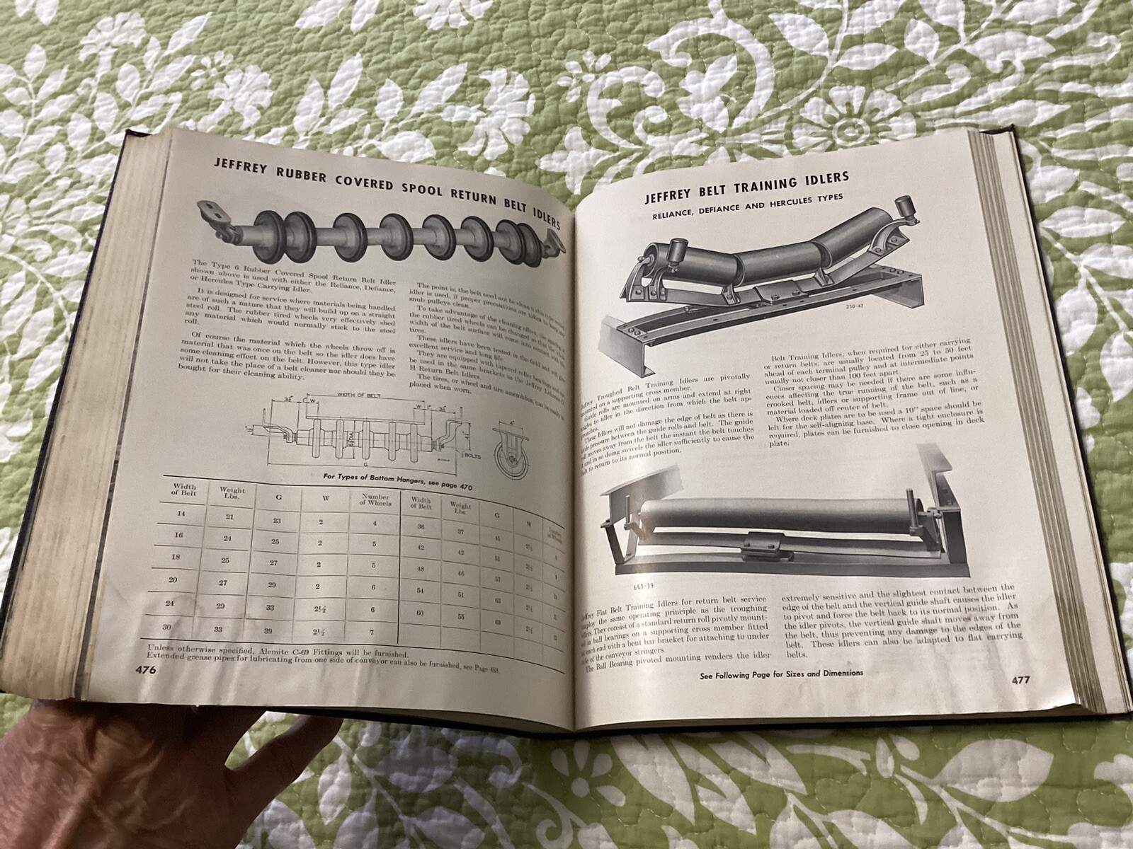 1952 Jeffrey Catalog 418 Chain Sprocket Elevating Mine Industry 656 Pages
