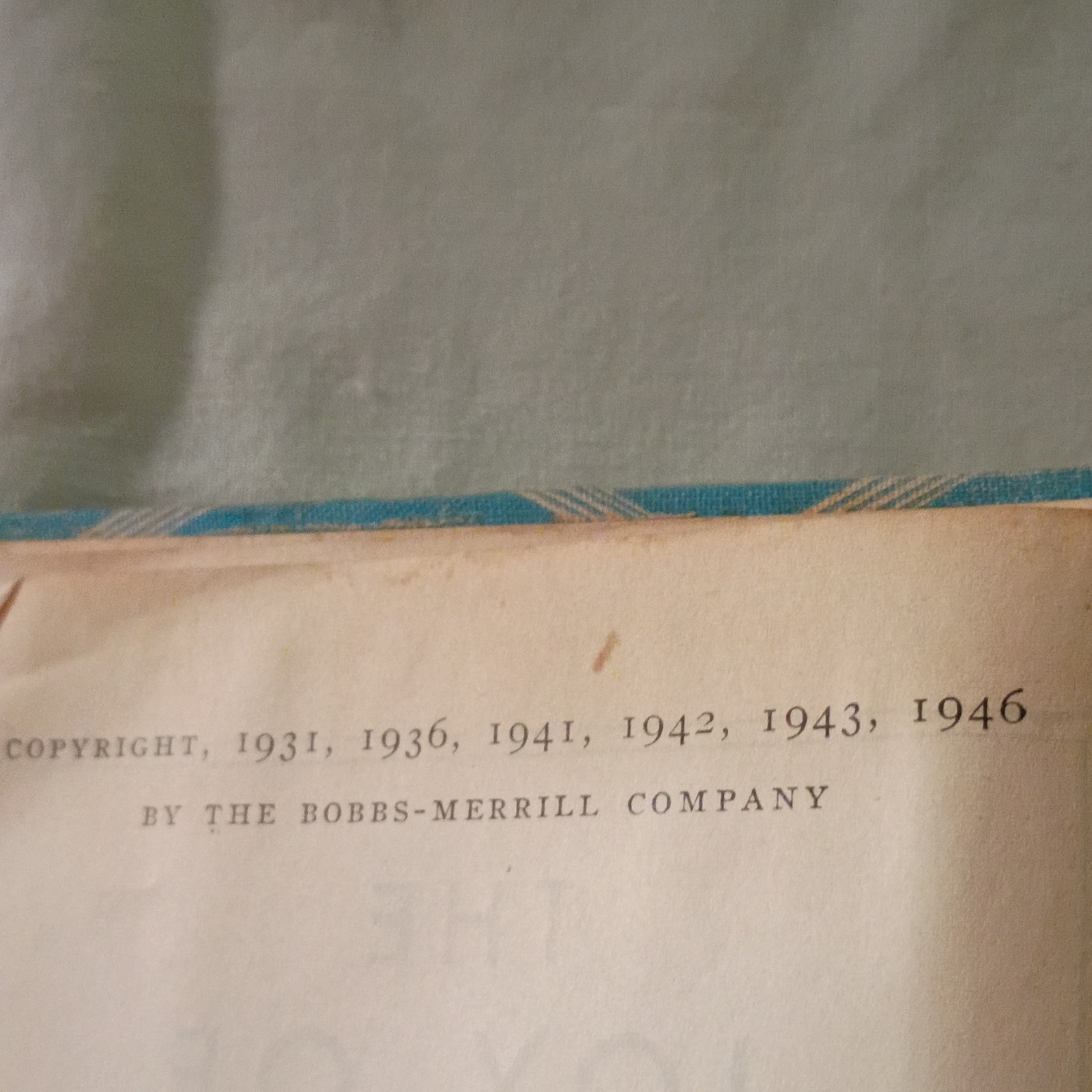Irma S. Rombauer Bobbs-Merrill 1946 Hardcover Personalized Cooking Original