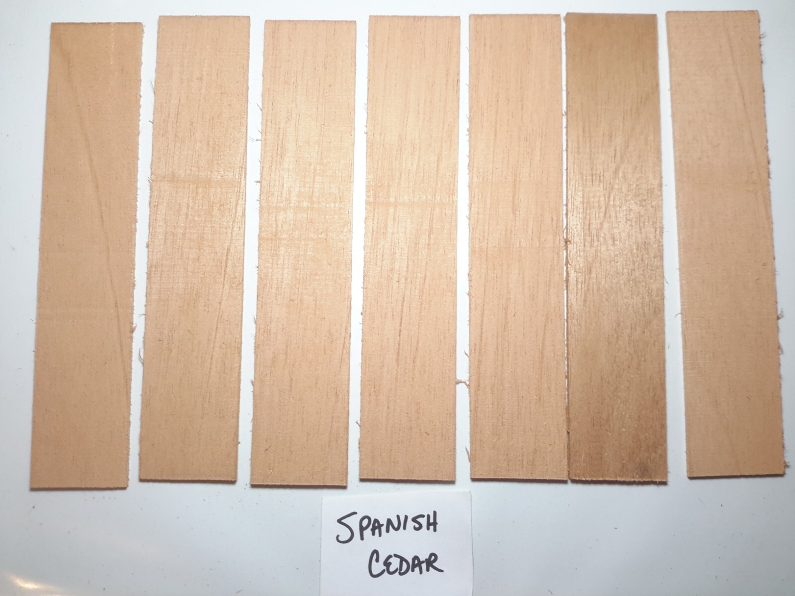 Unsanded Craft Wood, Knife Scales, Bookmarks U Pick Species 1/8″ x 1 5/8″ x 8″