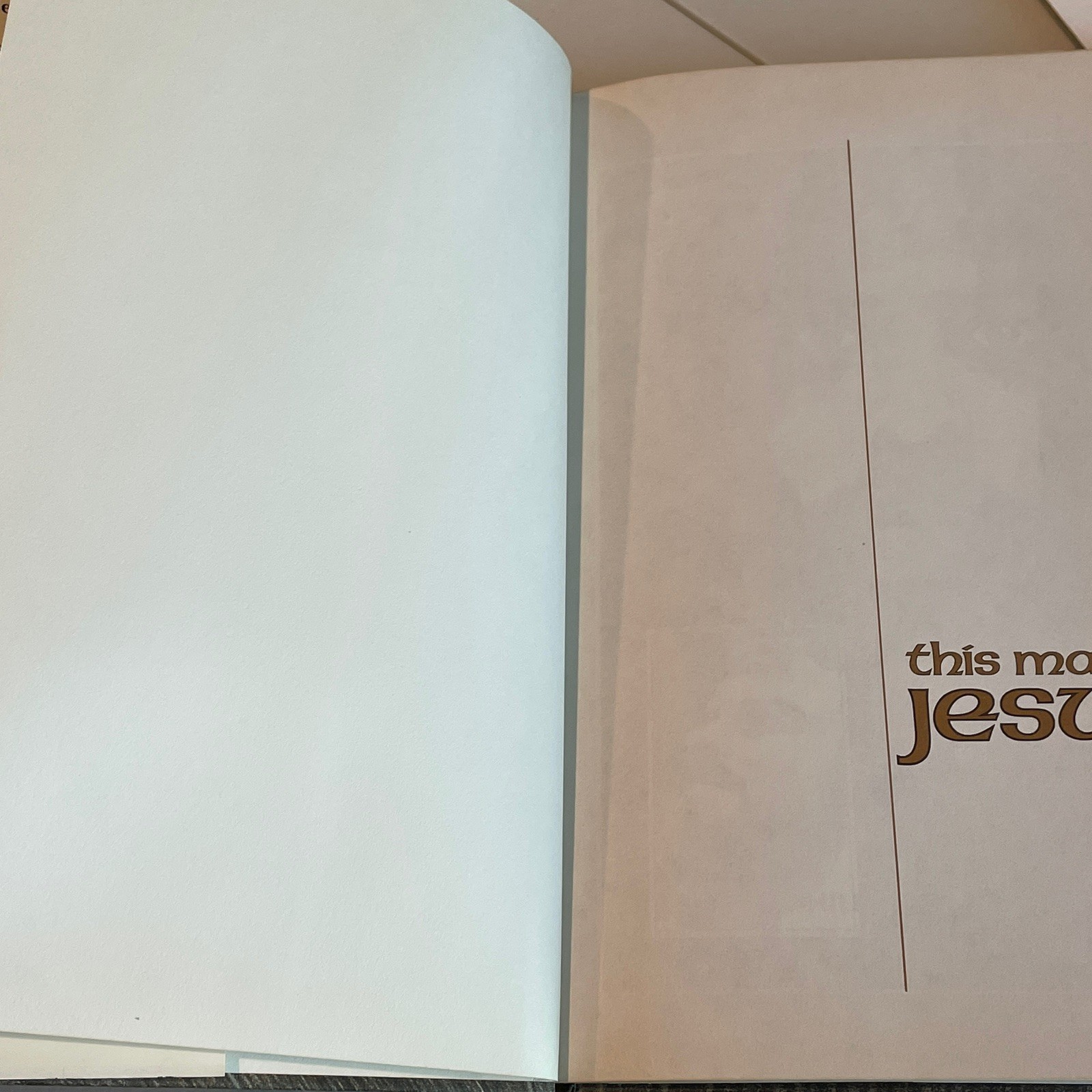 This Man Jesus by David Melton 1972 Illustrated Hardcover McGraw Hill Christ