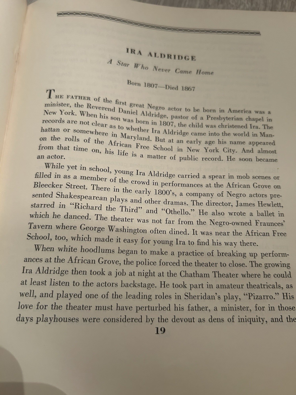 Famous American Negroes Book Copyright 1954 144 Pages.
