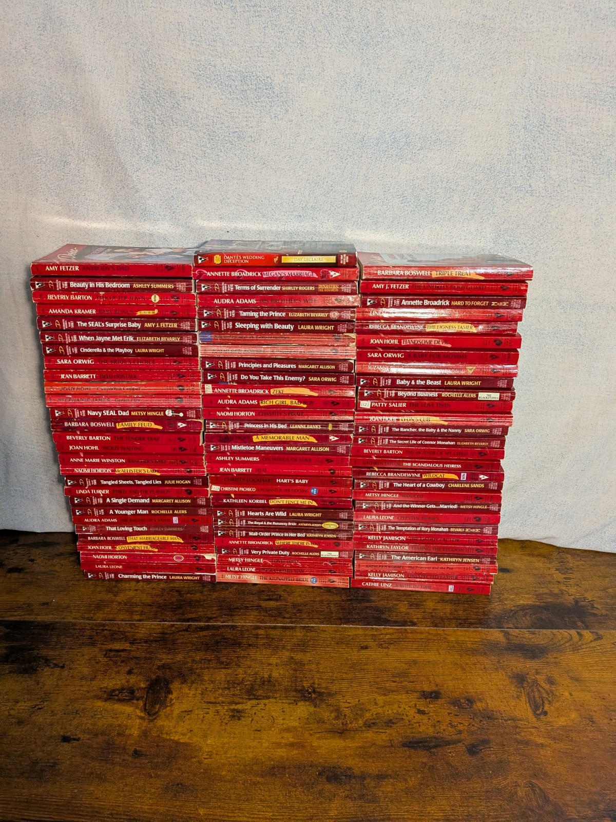 Romance Books: Silhouette Desire Huge Book Lot Of 85 Paperbacks Various Authors