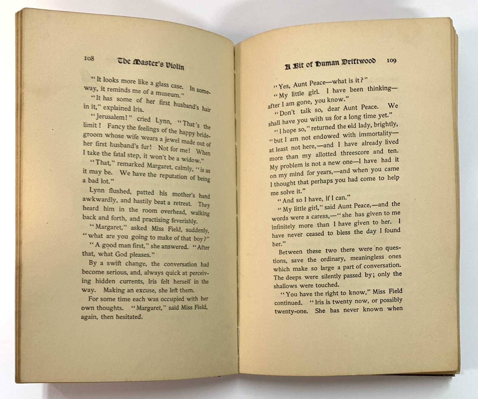 The Master’s Violin 1904 Myrtle Reed Grossett & Dunlap First Printing 315 Pages