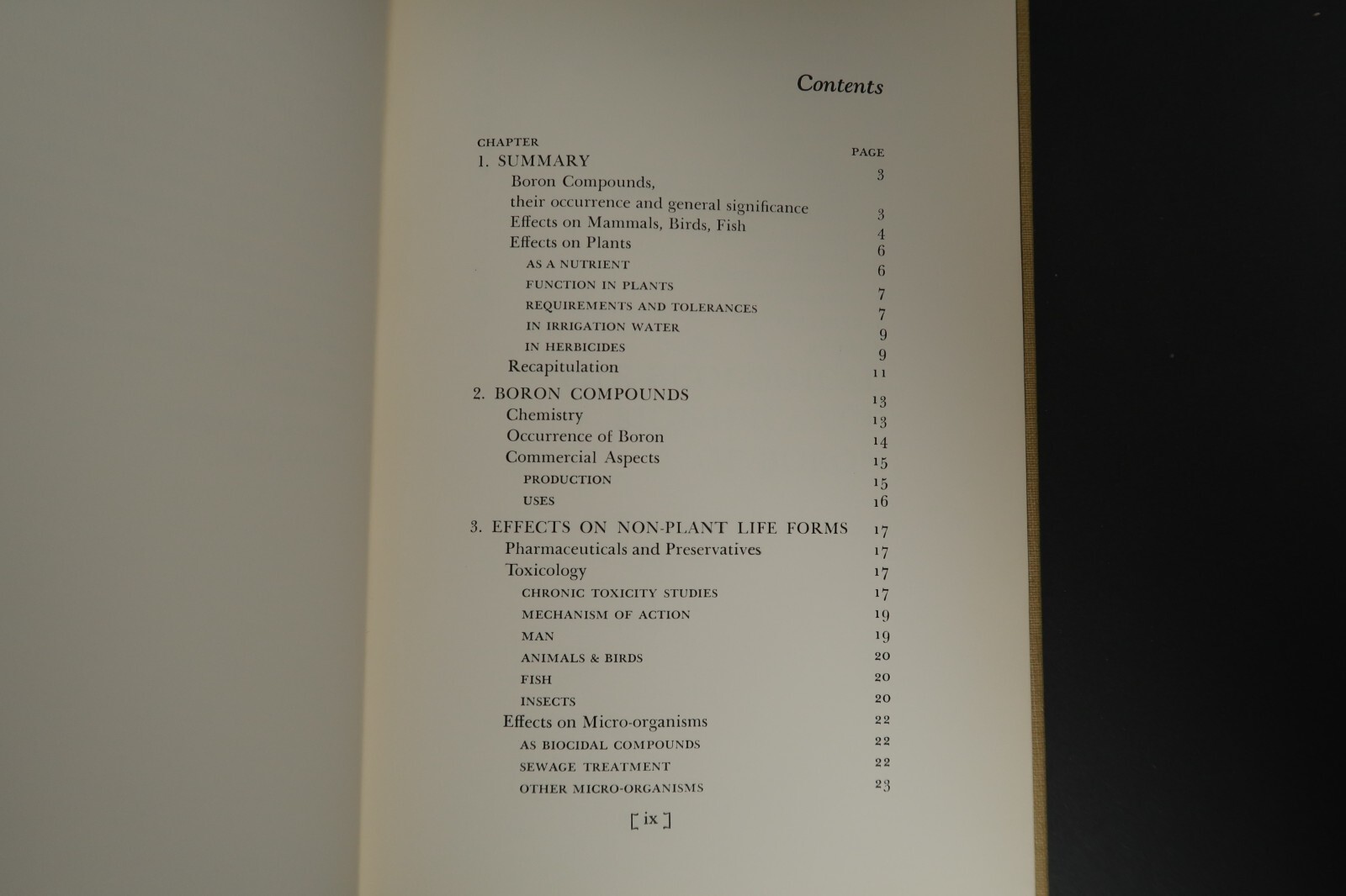 *Signed* The Ecological Significance of Boron Robert W. Sprague Book 1972 Borax