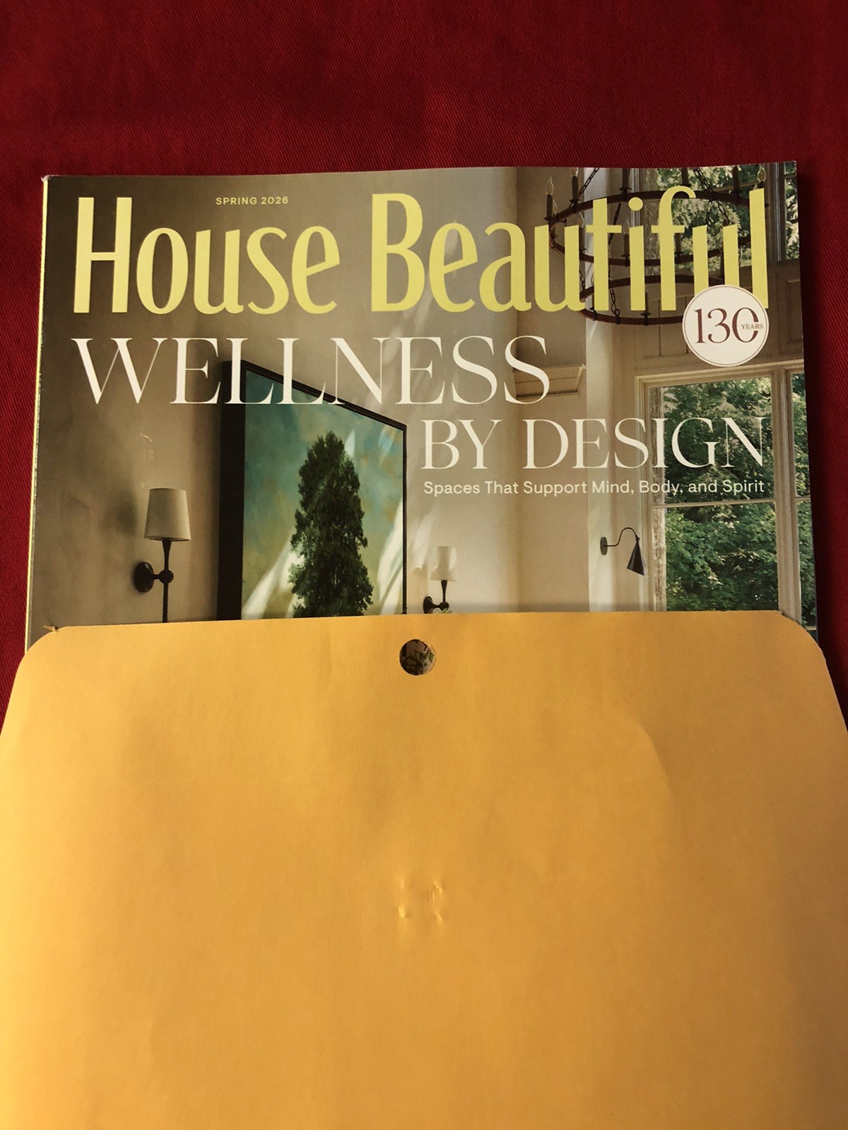 House Beautiful Magazine Spring 2026 Wellness by Design