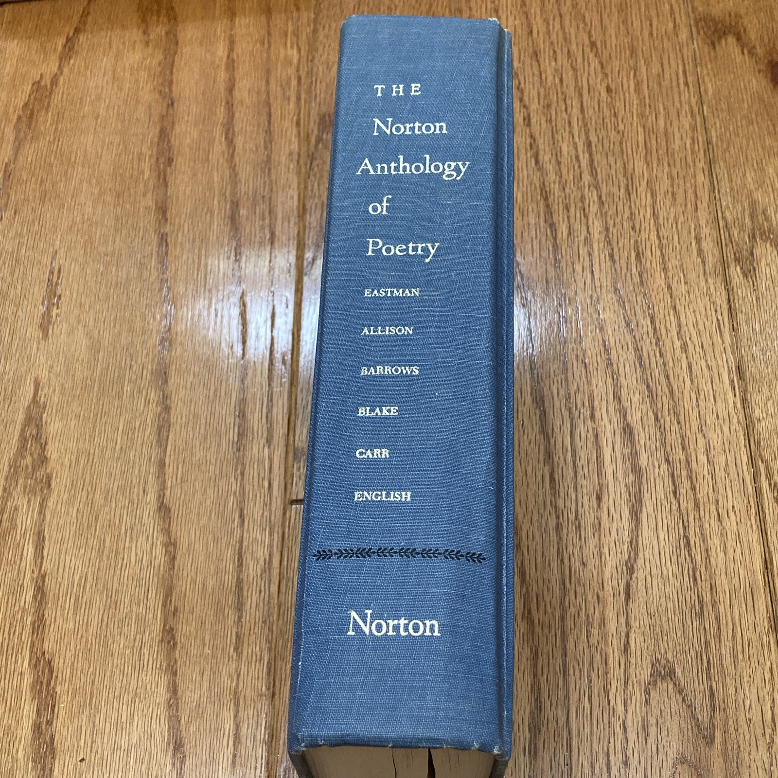 Norton Anthology of Poetry First Edition Norton Hardcover Book