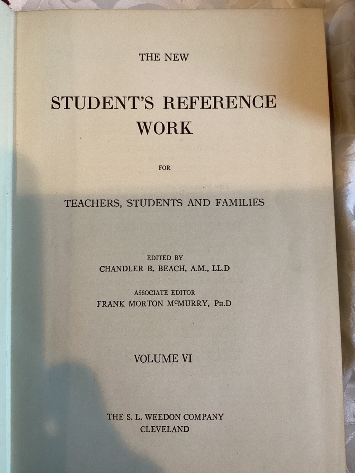 New Students Reference Work Vols. I V VI VII and VIII – Vintage 1923 Illustrated
