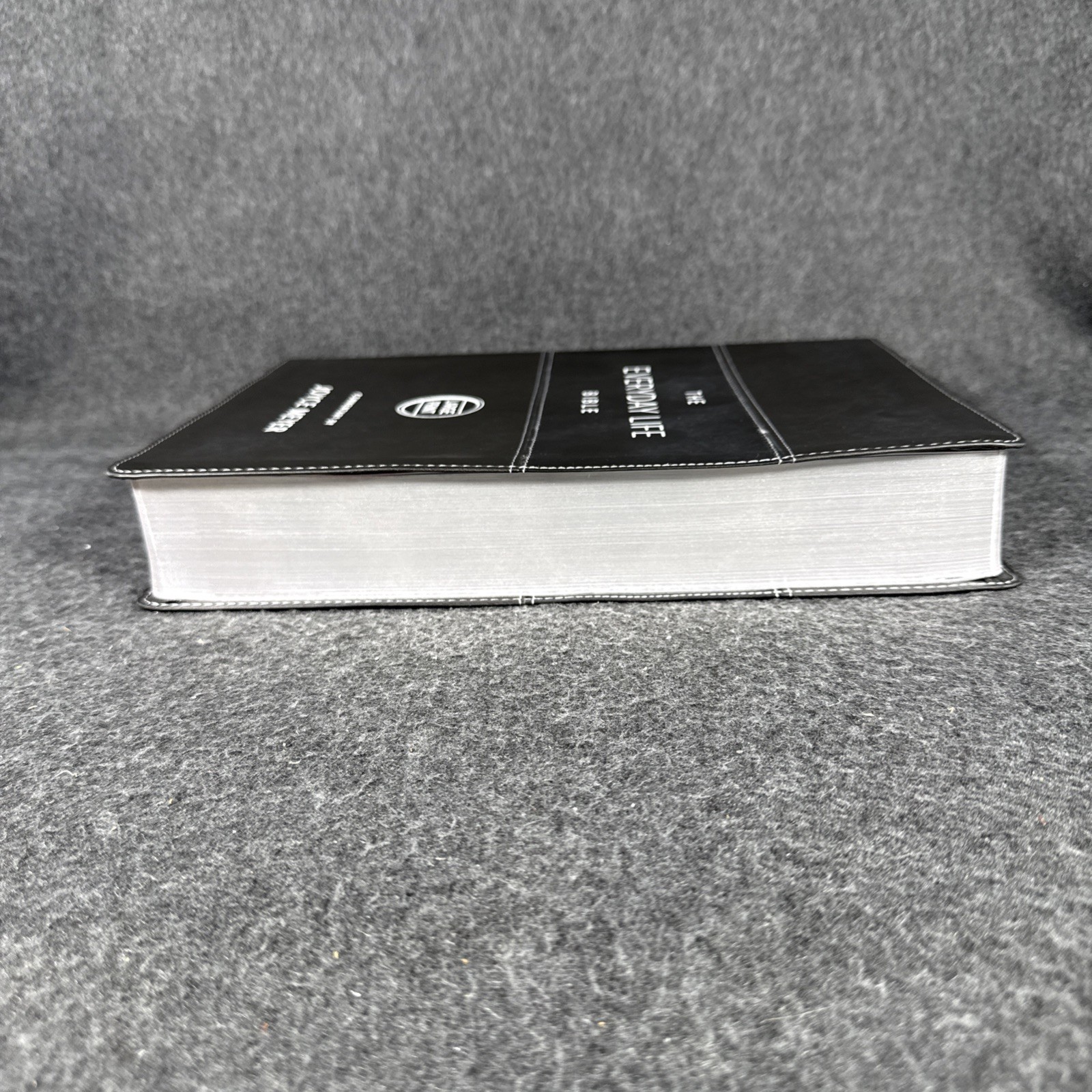 The Everyday Life Bible Large Print Joyce Meyer Black Leatherluxe Amplified, Box