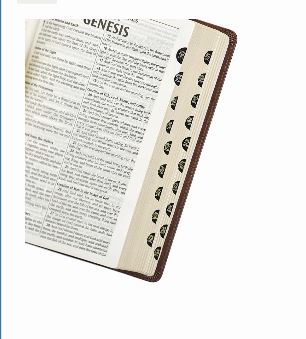Brand New!! KJV King James Version Deluxe Gift Bible Holy Bible Brown