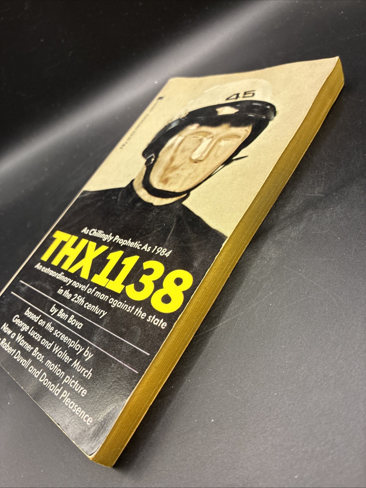 VTG 1971 THX 1138 by Ben Bova (George Lucas Screenplay) 1st Printing Film Tie-in