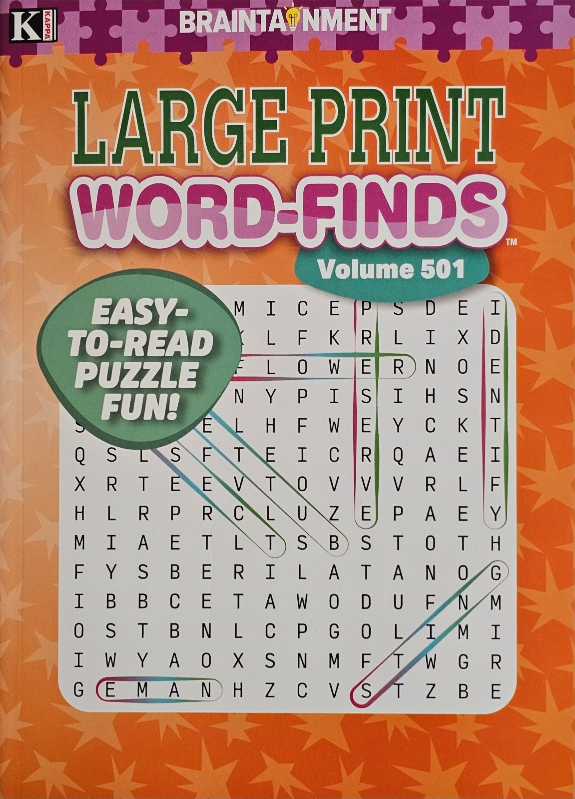2 New Large Print Word-Finds Puzzle Books Kappa Games Vol #499,501 ~ Search,Hunt