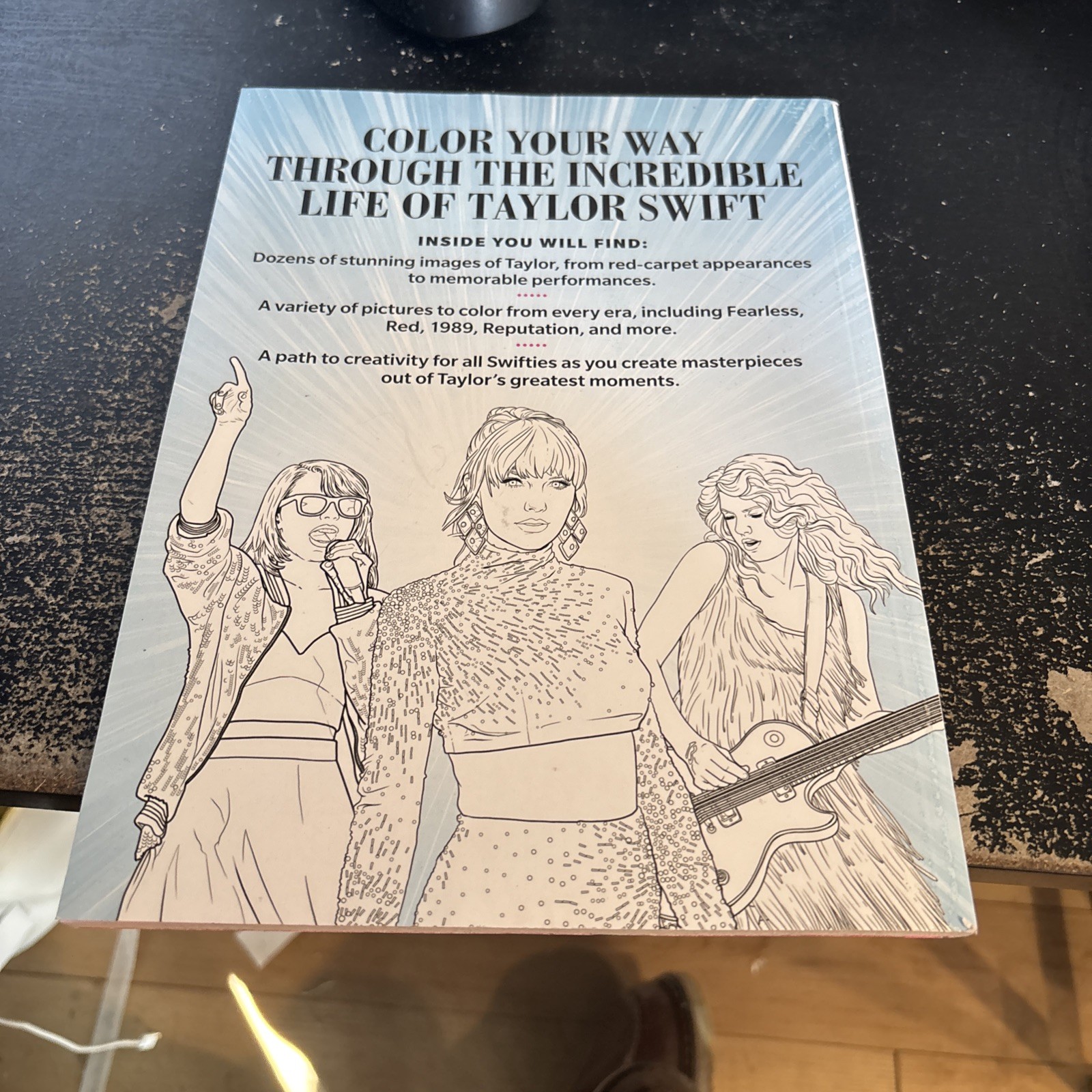 Taylor Swift Coloring Book 2025 BHG Specials 40 Designs Taylor thru the Years