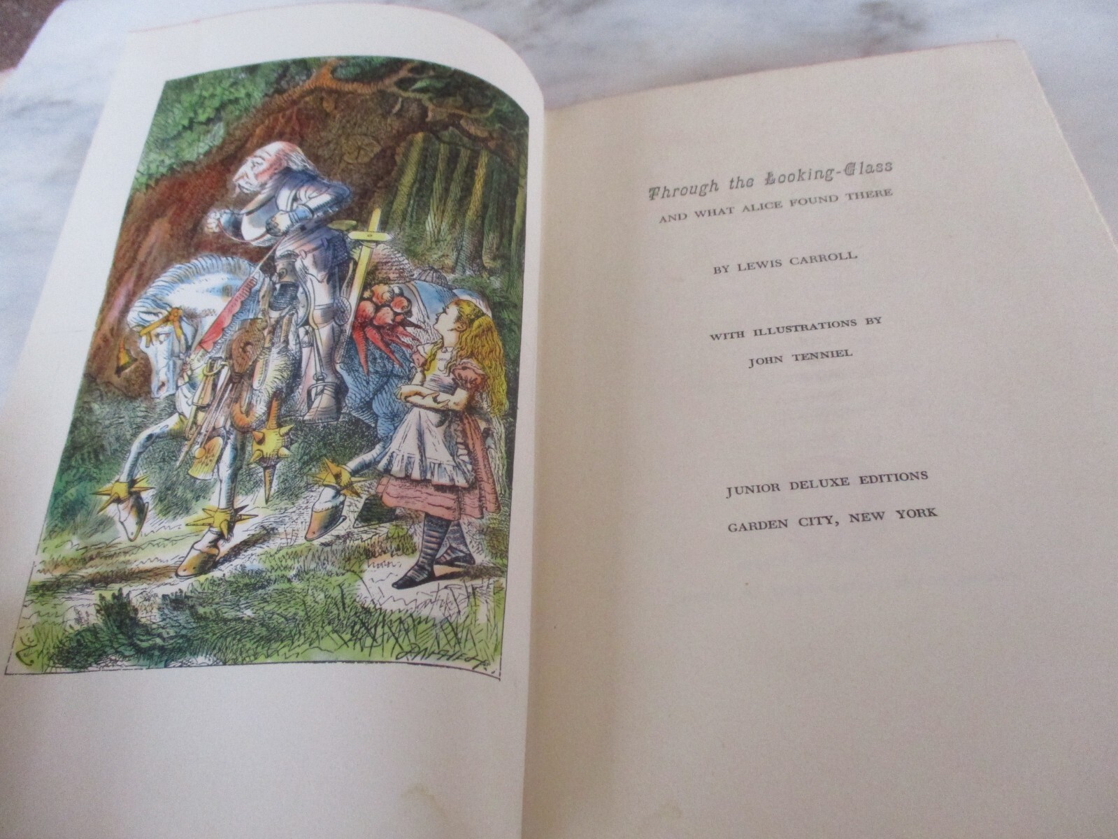 Through the Looking-Glass Lewis Carroll Junior Deluxe Editions HC Book