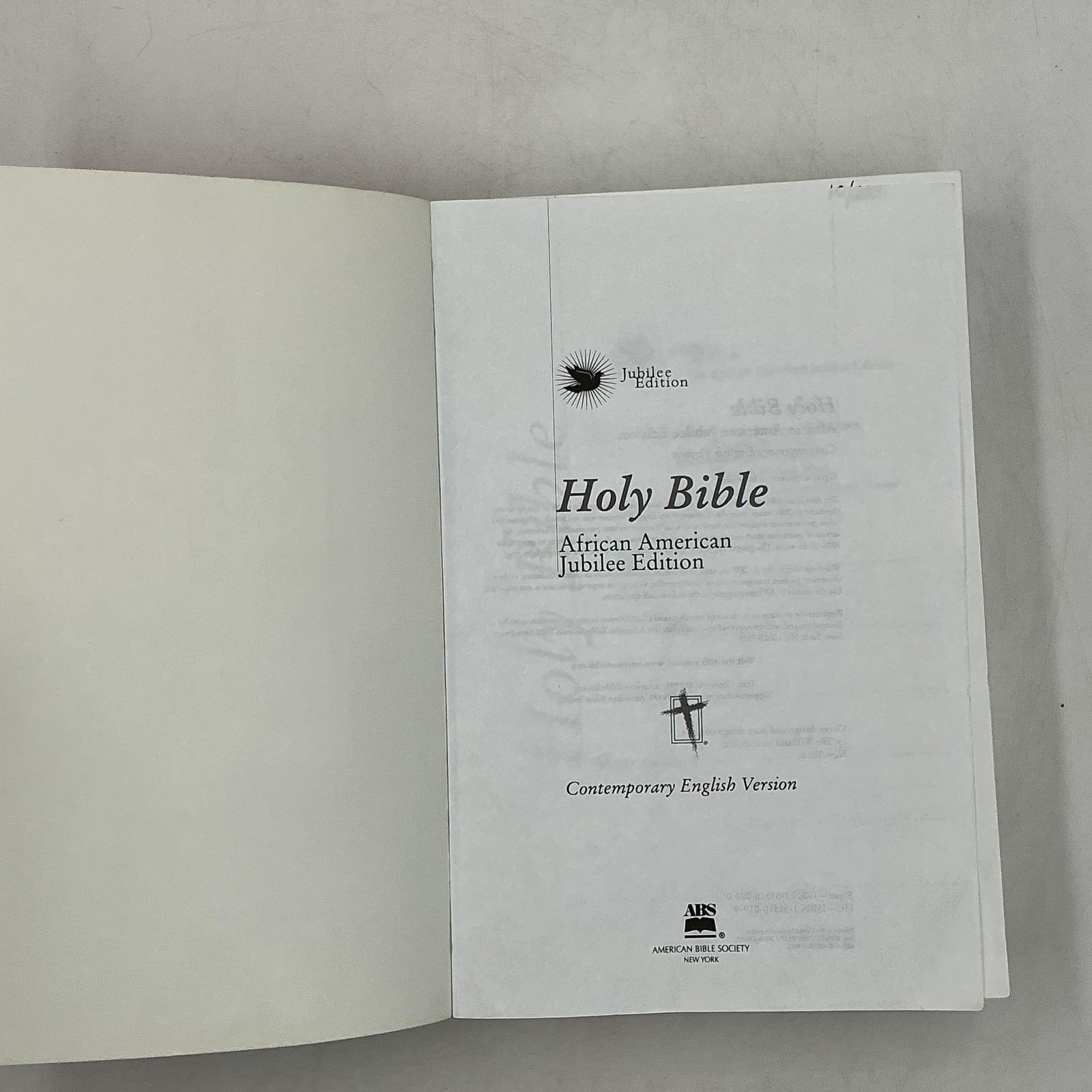 Holy Bible African American Jubilee Edition American Bible Society Green PB