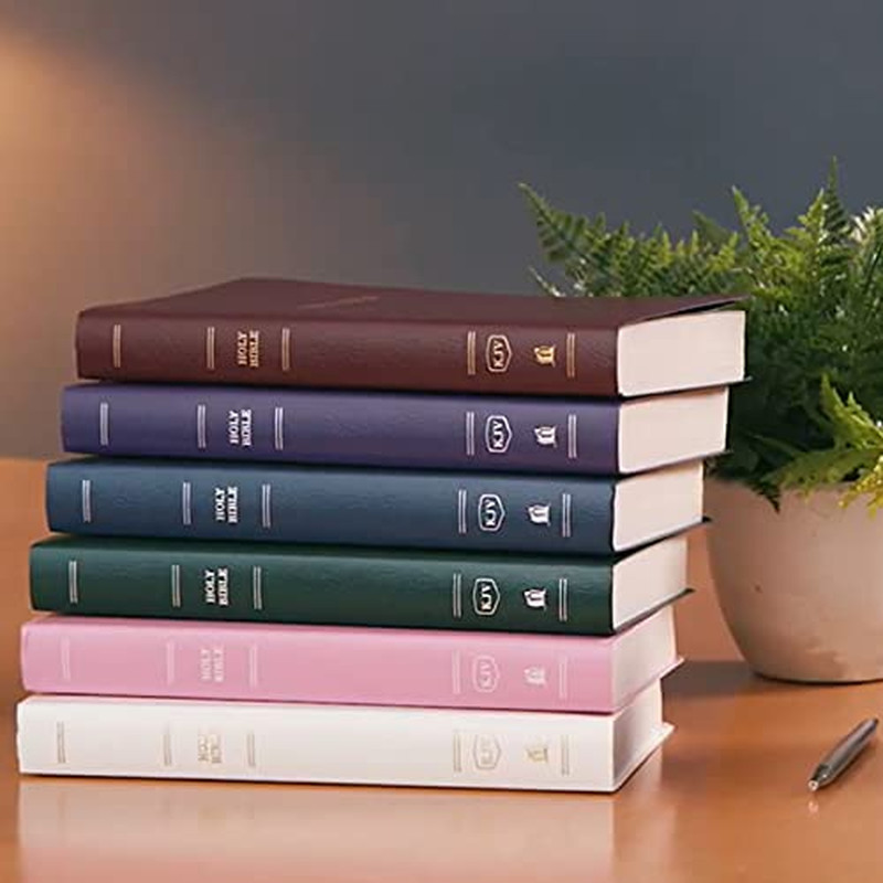 KJV Holy Bible: Gift and Award, Purple Leather-Look, Red Letter, Comfort Print:
