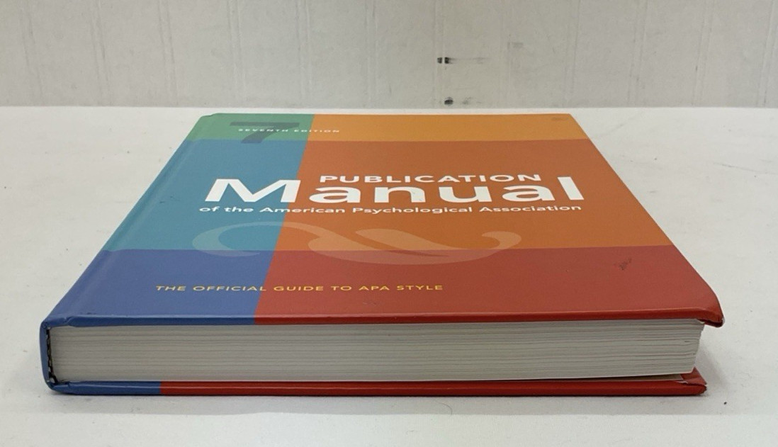 Publication Manual of the American Psychological Association | 7th Edition