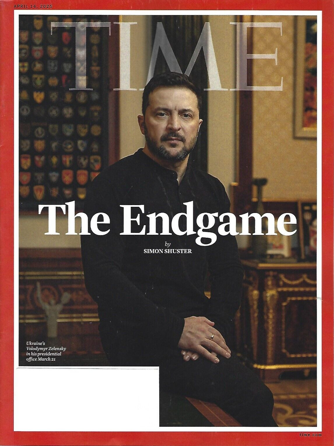 Time Magazine The Endgame Volodymyr Zelensky April 14 2025 Brand New