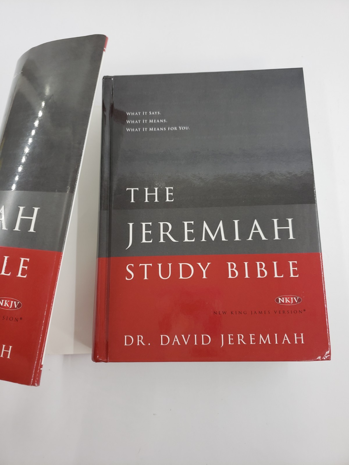 The Jeremiah Study Bible NKJV (Hardcover, 2013, CLEAN PAGES, Dr. David Jeremiah)