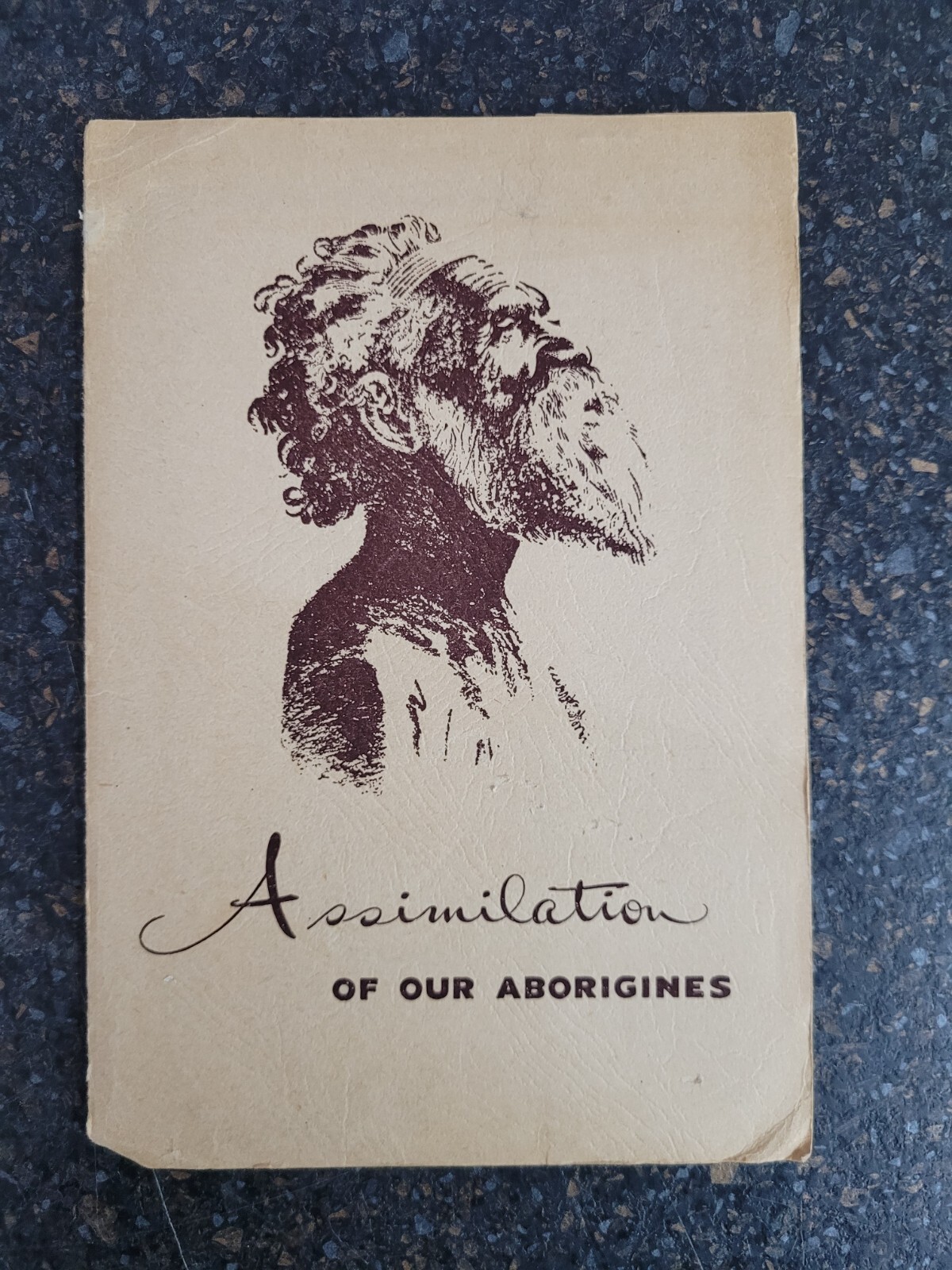 Assimilation of Our Aboriginies by Minister For Territories Australia 1958