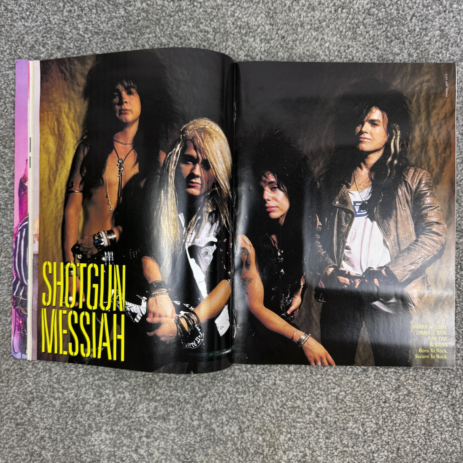 Creem Rock-Shots Magazines January 1990 NKOTB Milli Vanilli Warrant & Skid Row