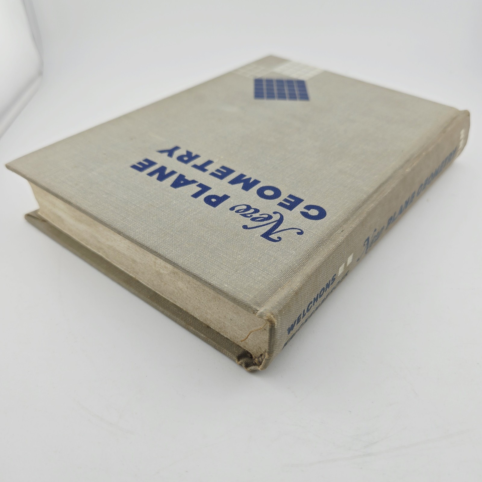 ​New Plane Geometry Welchons Krickenberger 1956 Vintage Hardcover Textbook Ginn