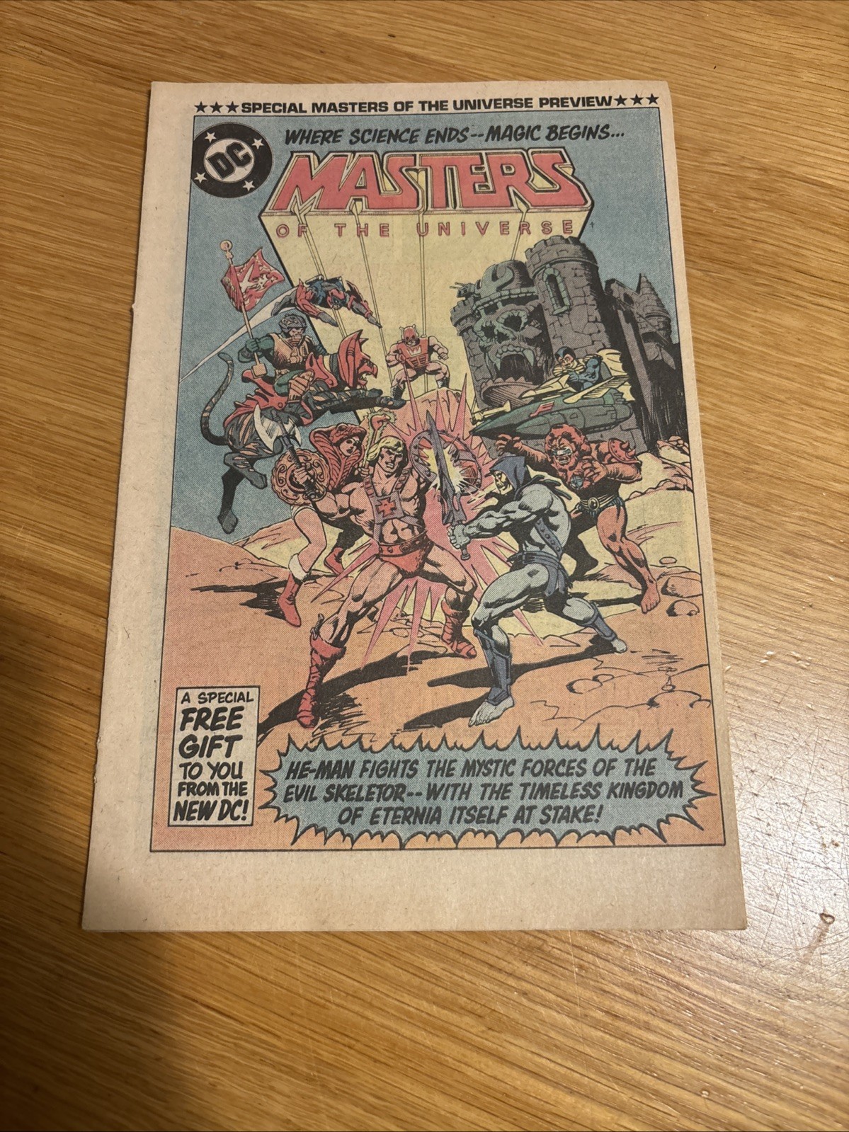 WARLORD #63 16 Page Preview of MASTERS OF THE UNIVERSE HE-MAN DC Comics