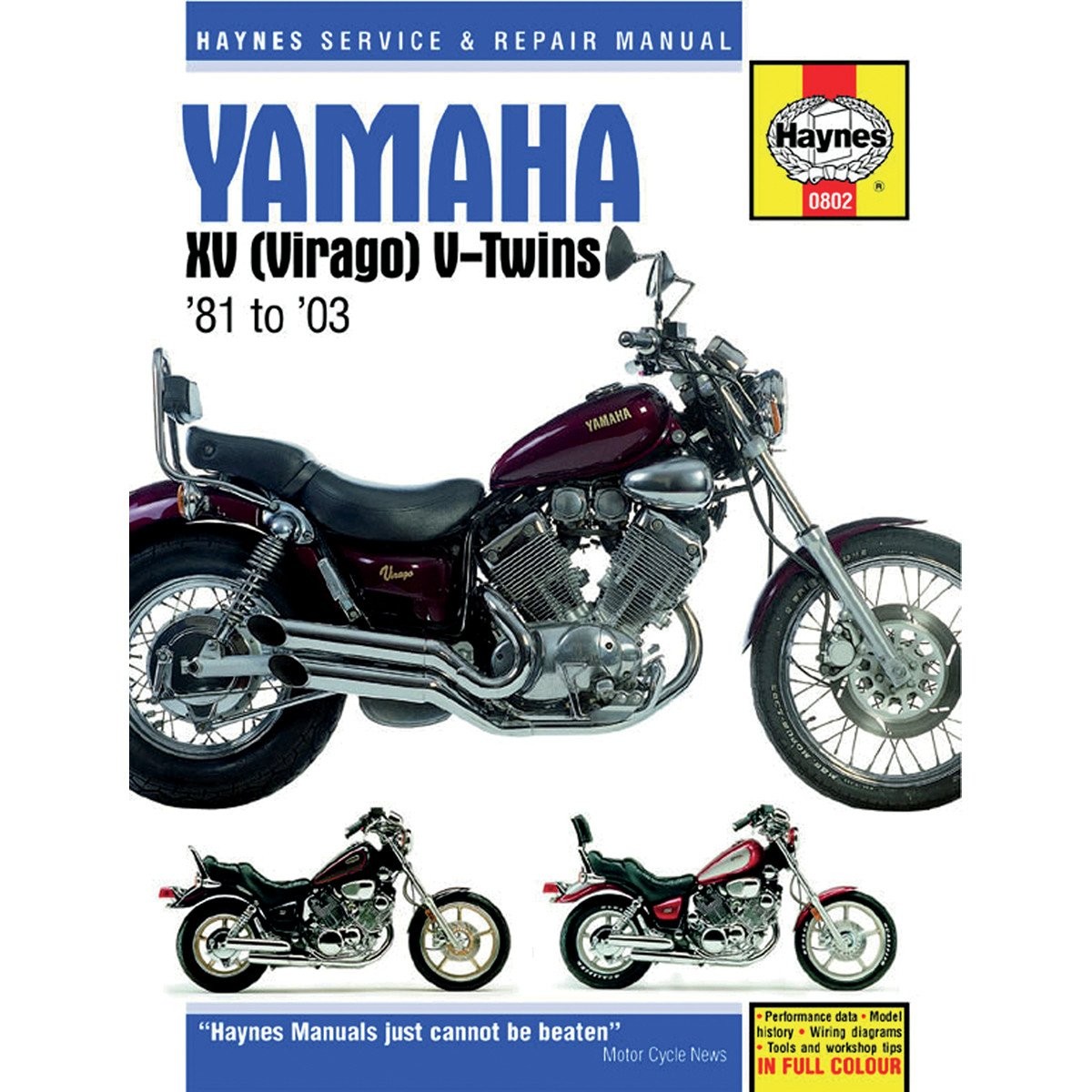 Yamaha XV (Virago) V-Twins 1981-2003 (Haynes Repair Manuals)