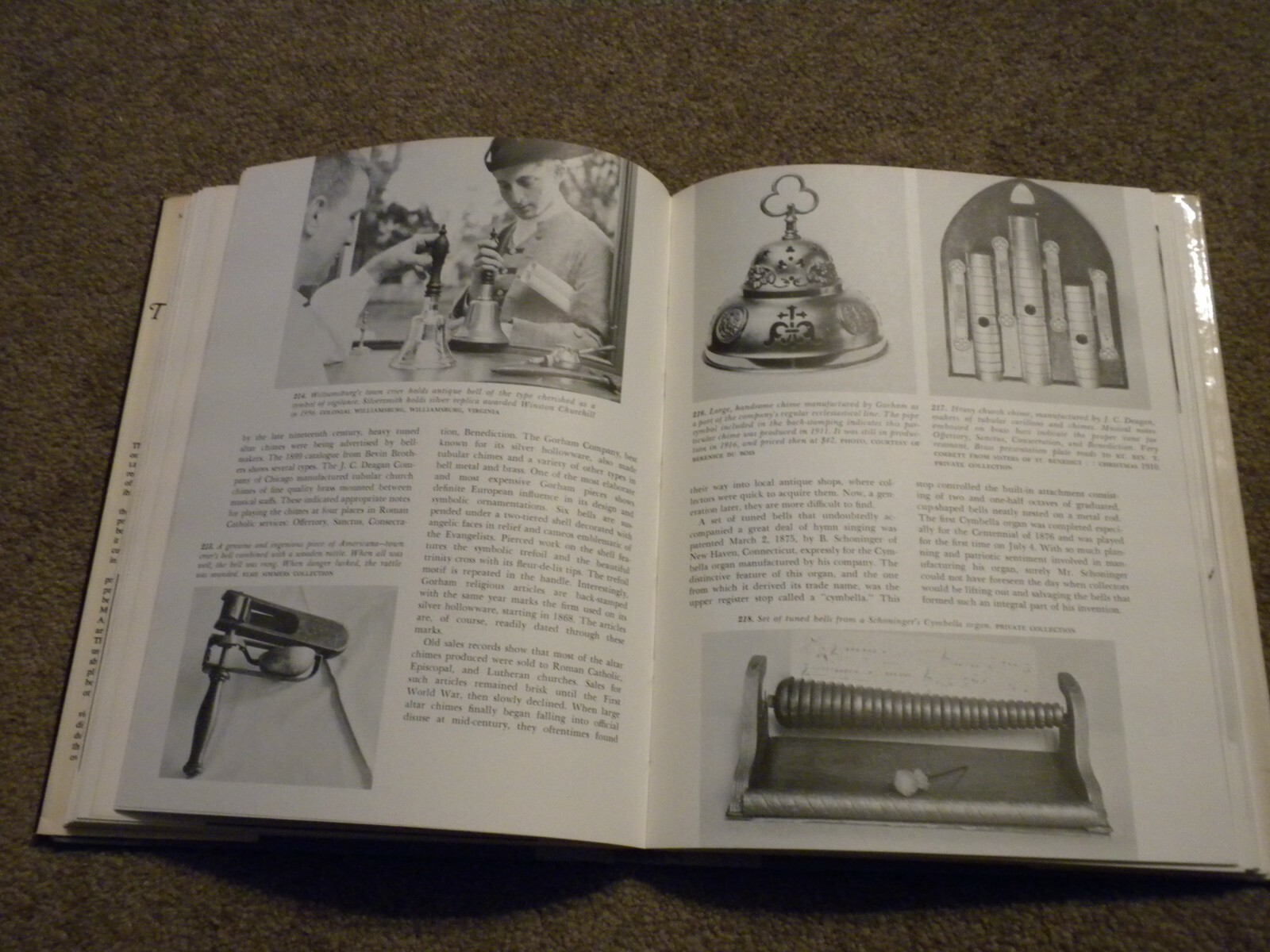 The Collector’s Book of Bells, L. Elsinore Springer, 243 Pages, HB 1st Edition