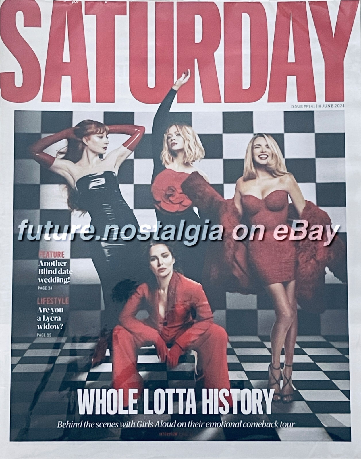 GIRLS ALOUD Nicola Roberts GUARDIAN SATURDAY magazine 08/06/2024 Paloma Faith