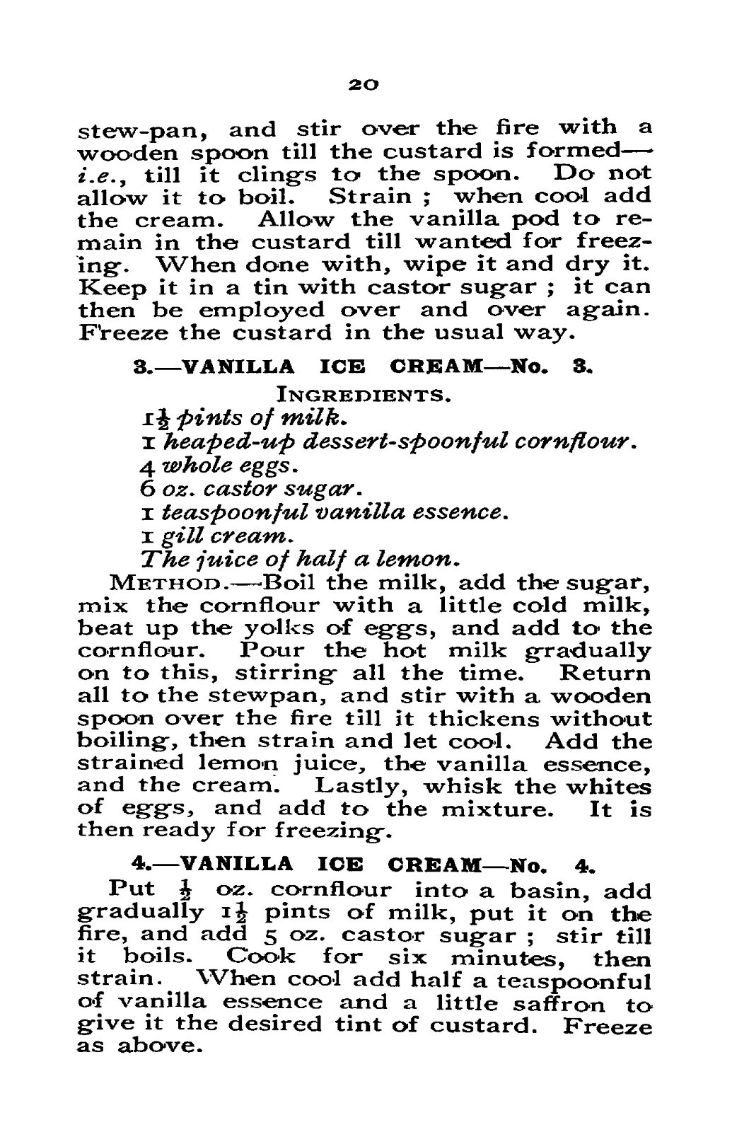 1907 Ices And How To Make Them Vintage Cook Book 106 Pages